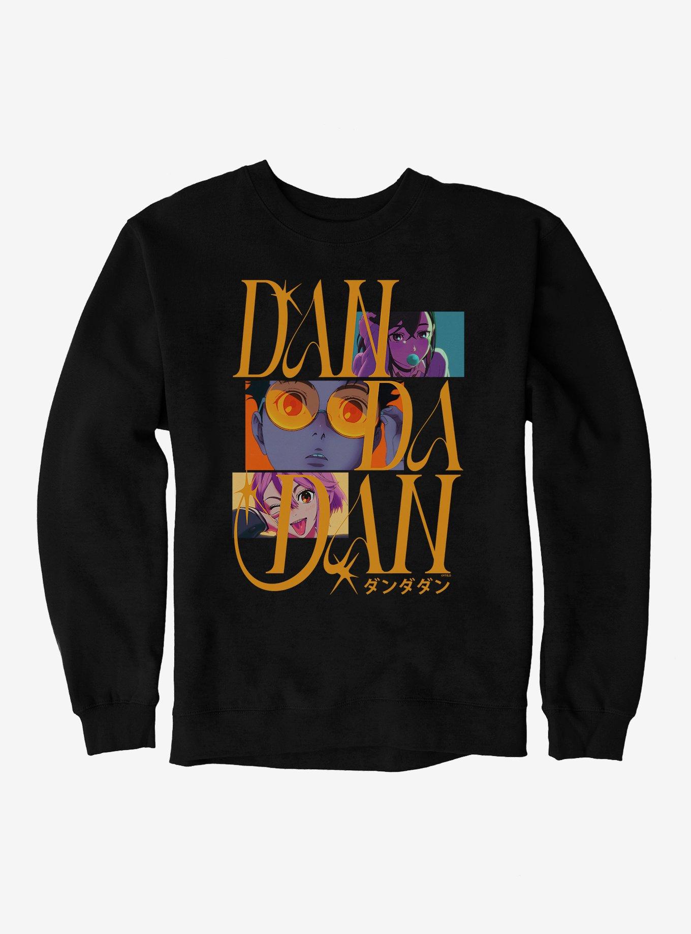 ♡Dadan♡ Dandadan Oversized Type Opening Sequence Trio Sweatshirt | BoxLunch