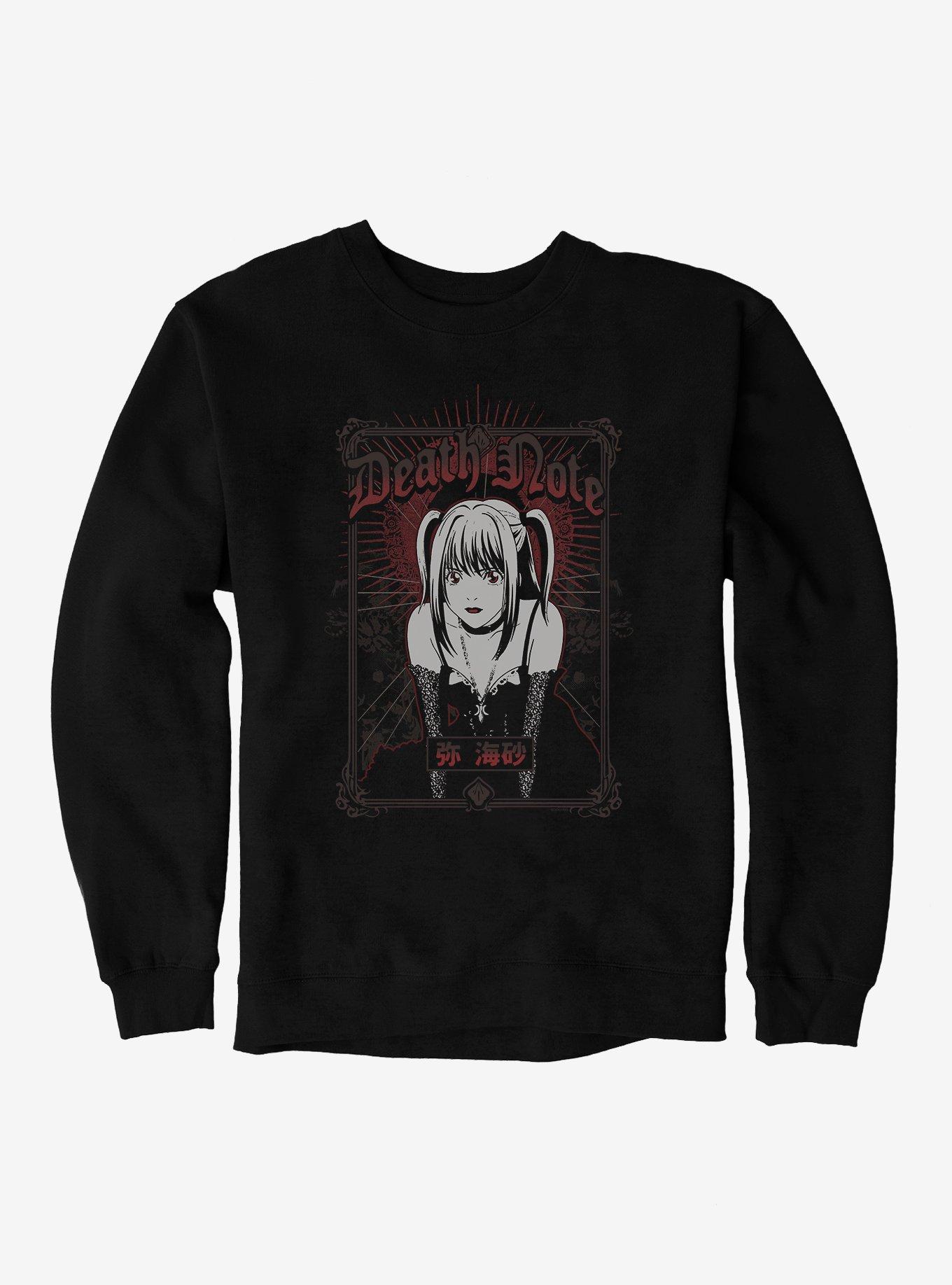 Death Note Framed Gothic Misa Sweatshirt - BLACK | BoxLunch