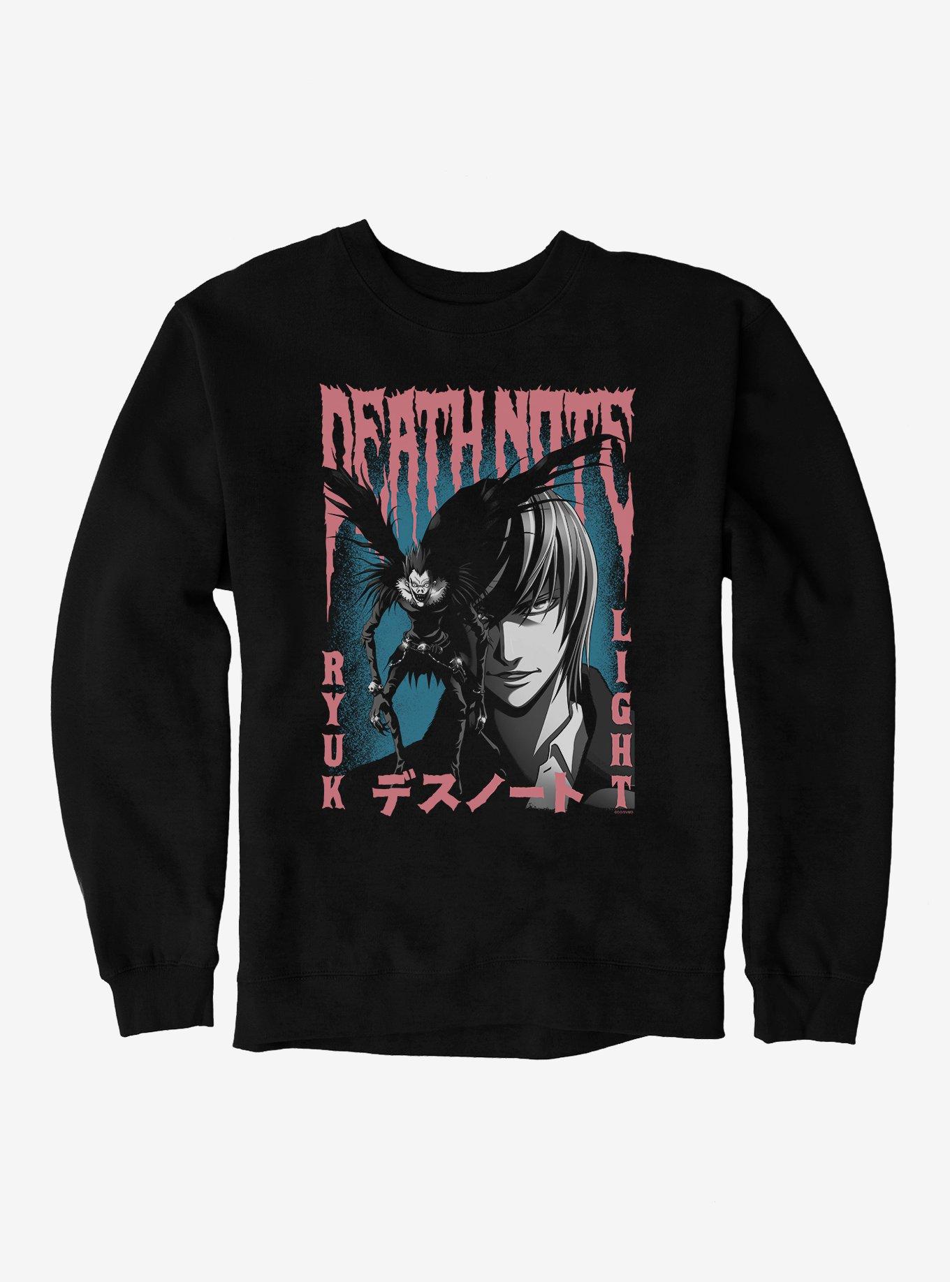 Death Note Light And Ryuk Shadows Sweatshirt