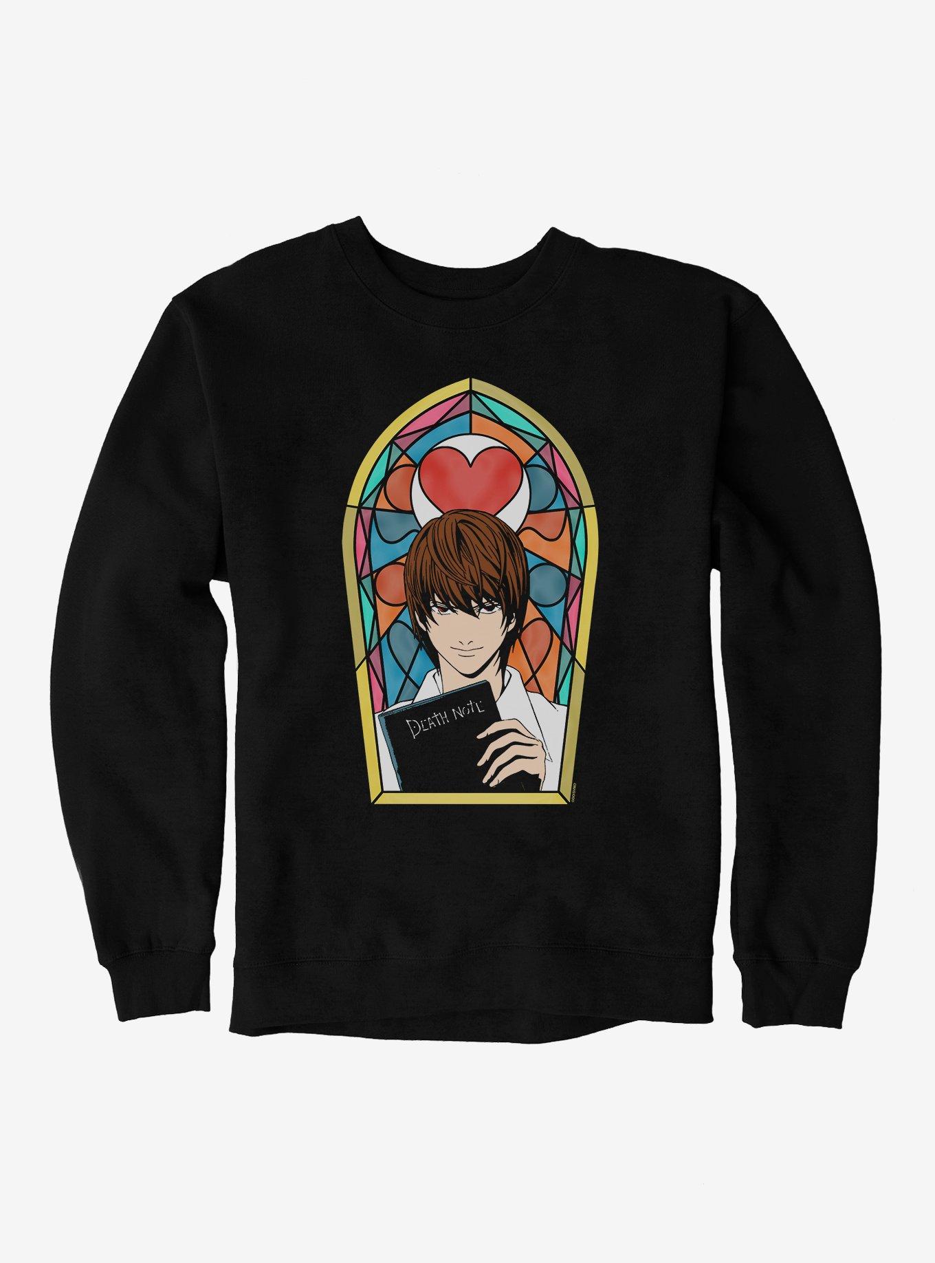Death Note Stained Glass Light Sweatshirt, , hi-res