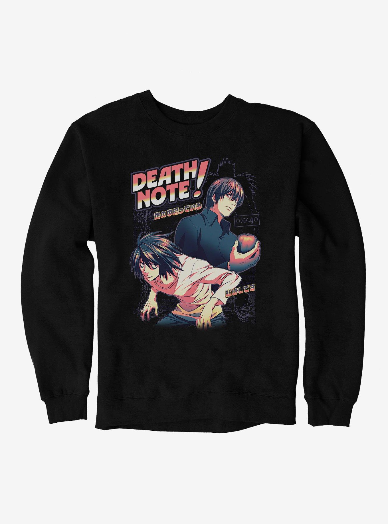Death Note L And Light Collage Sweatshirt