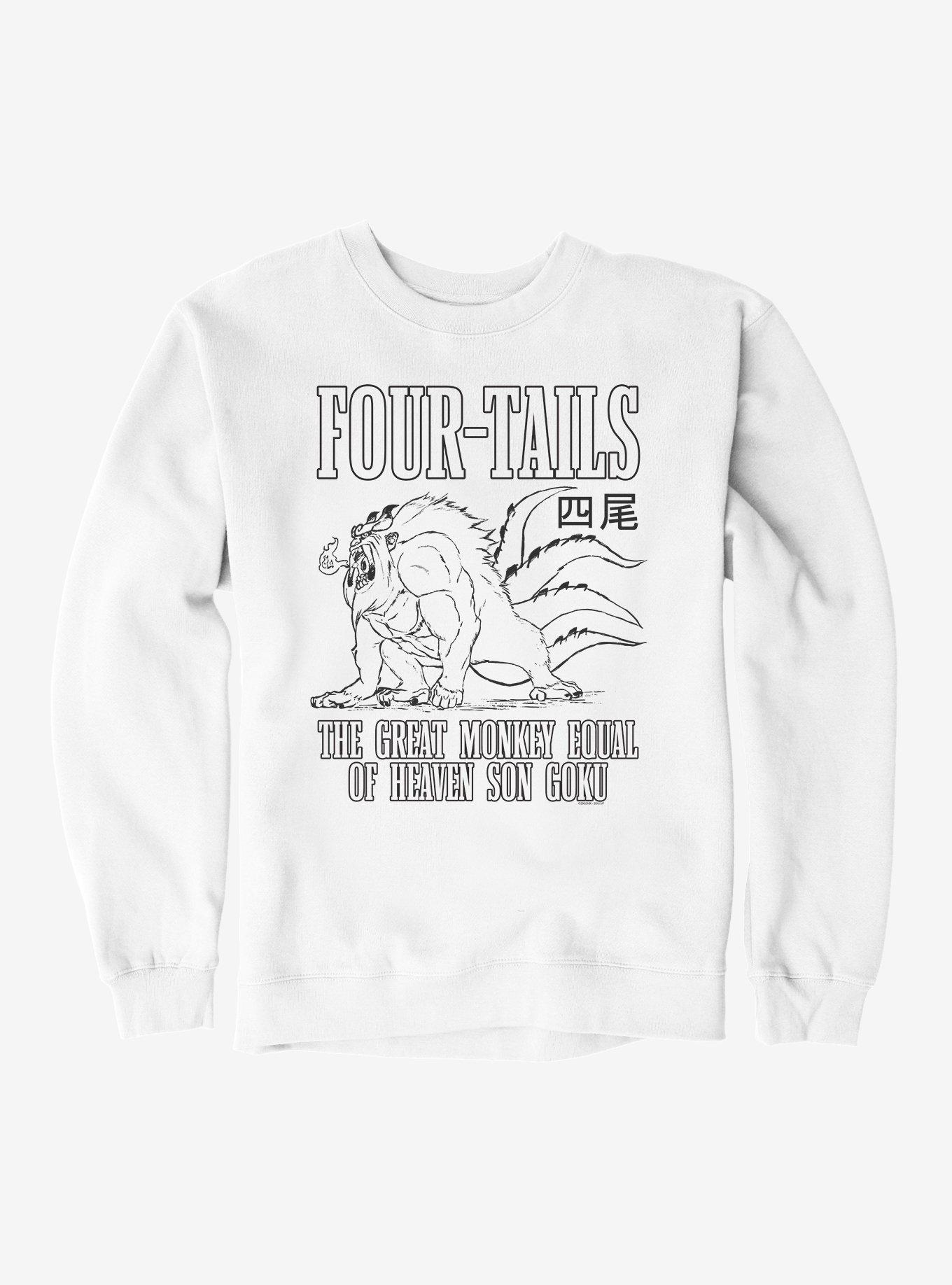 Naruto Shippuden Seiten Son Goku Four Tails Sweatshirt