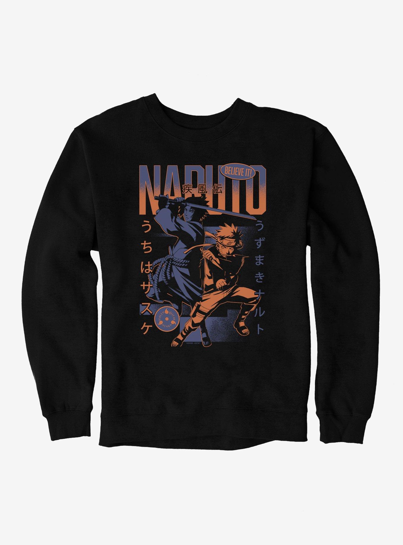Naruto Shippuden Naruto Sasuke Dual Tone Sweatshirt, , hi-res