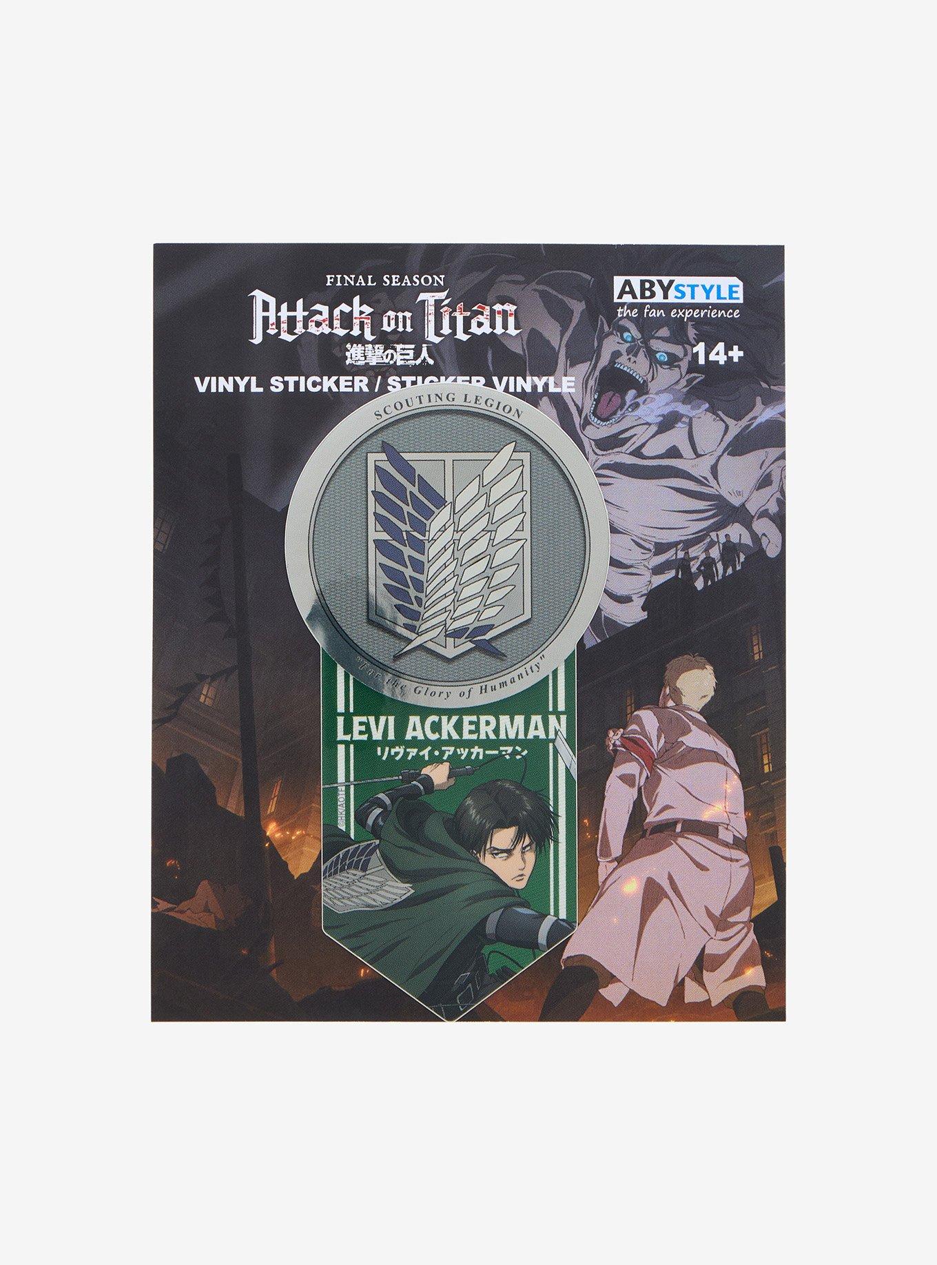 Attack On Titan Levi Vinyl Sticker