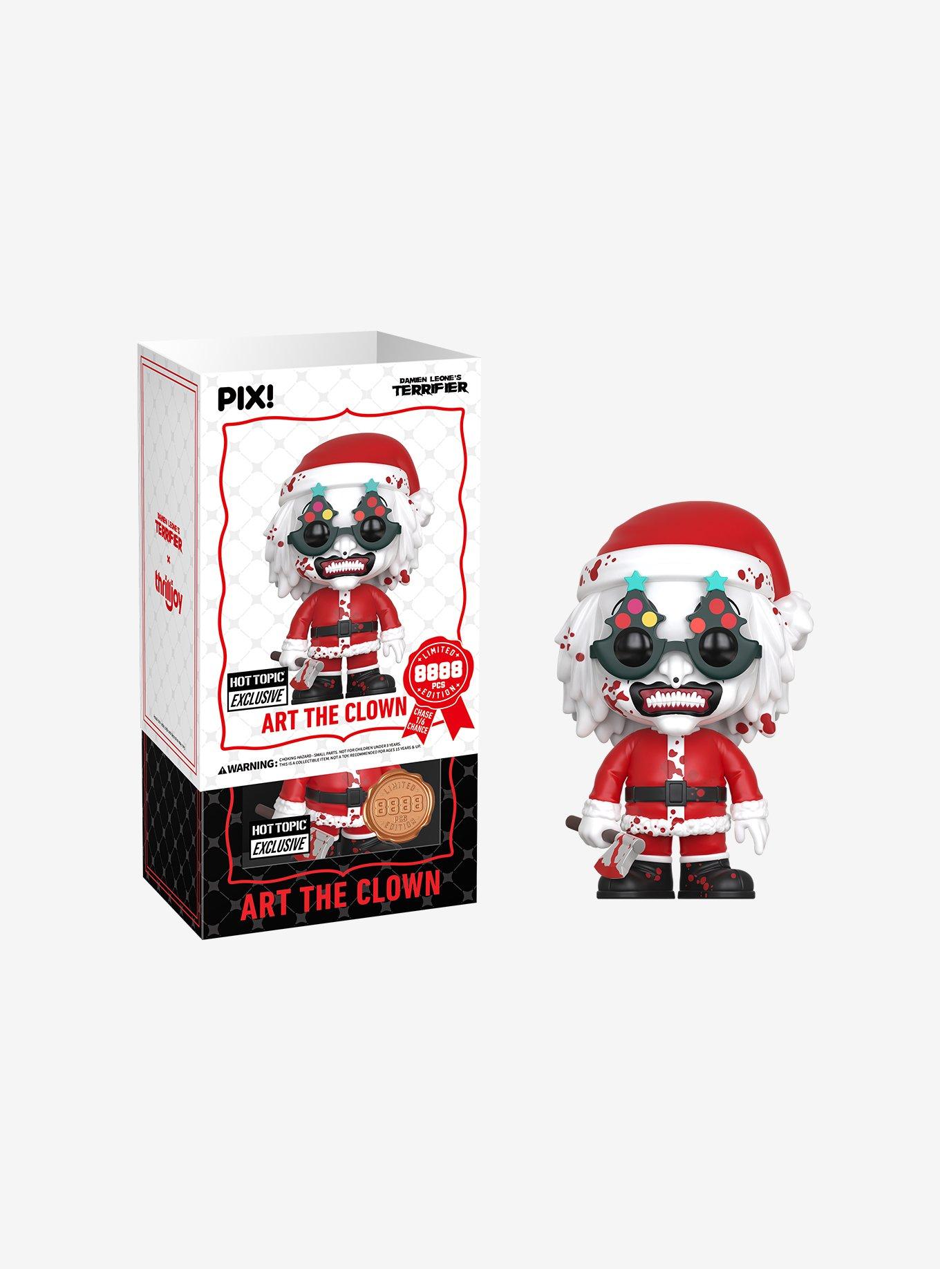 Thrilljoy Terrifier Pix! Art The Clown Santa Collectible Figure