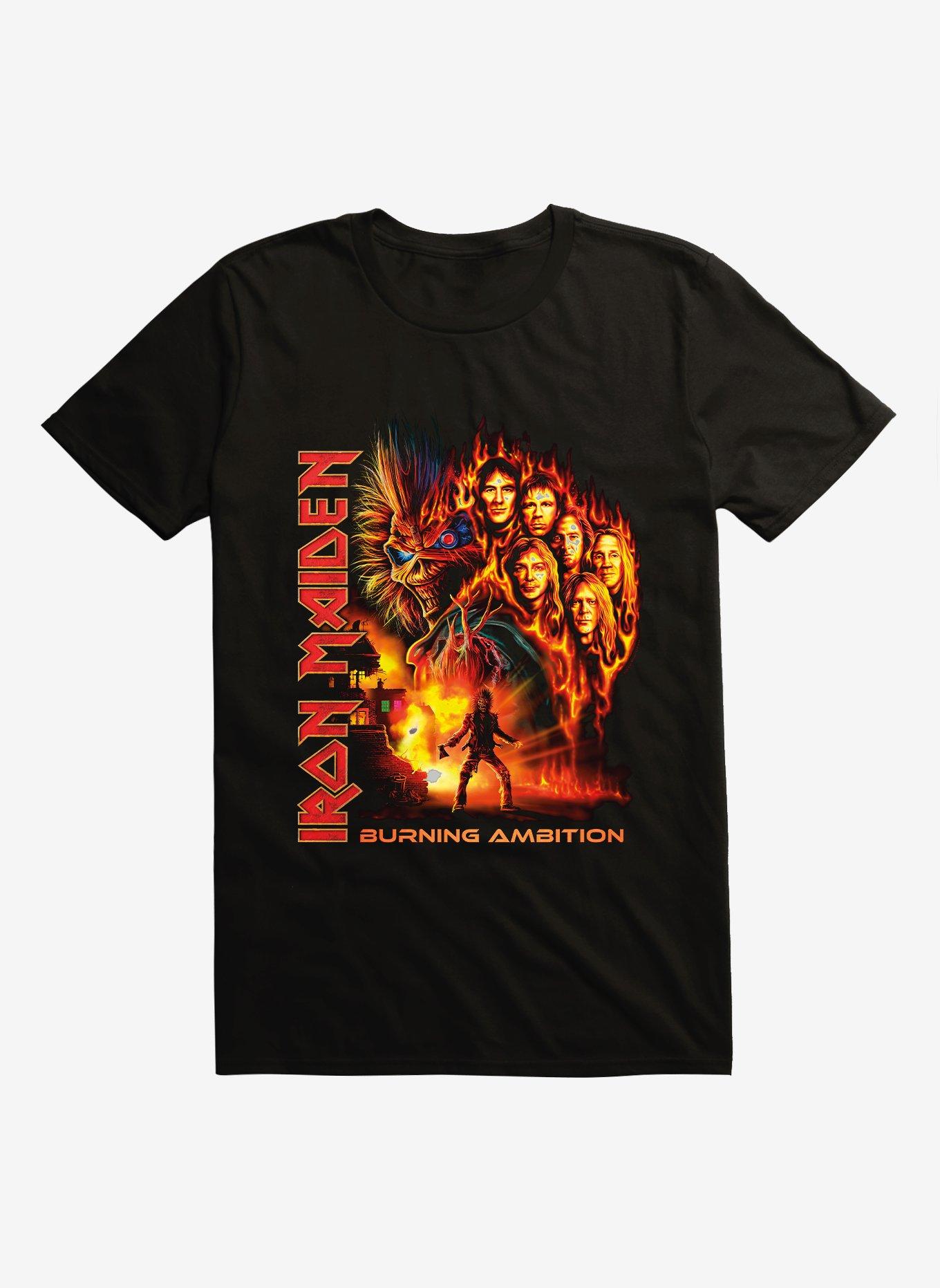 Iron Maiden Burning Ambition T-Shirt, , hi-res