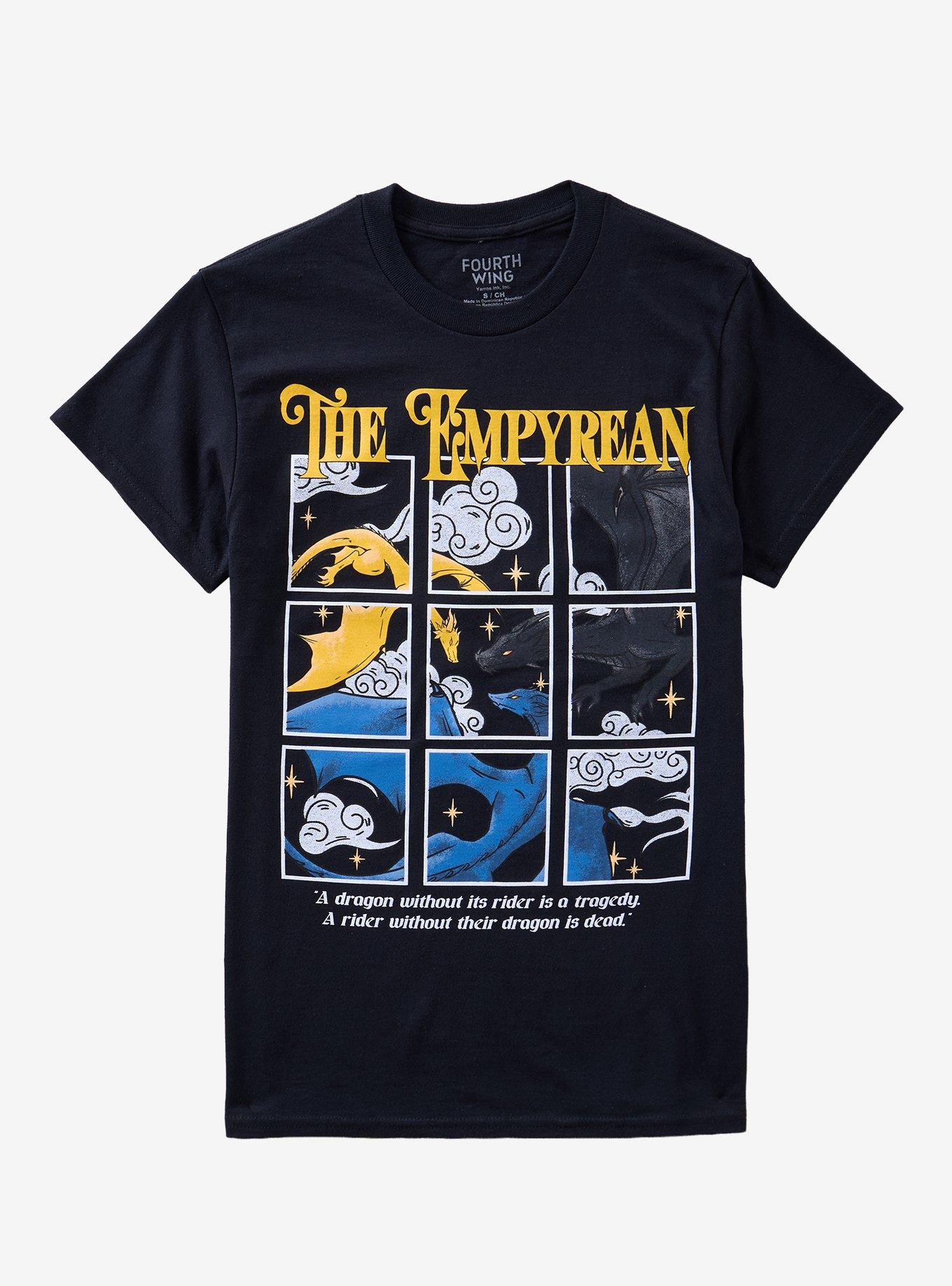 Fourth Wing Dragons Grid Mosaic T-Shirt