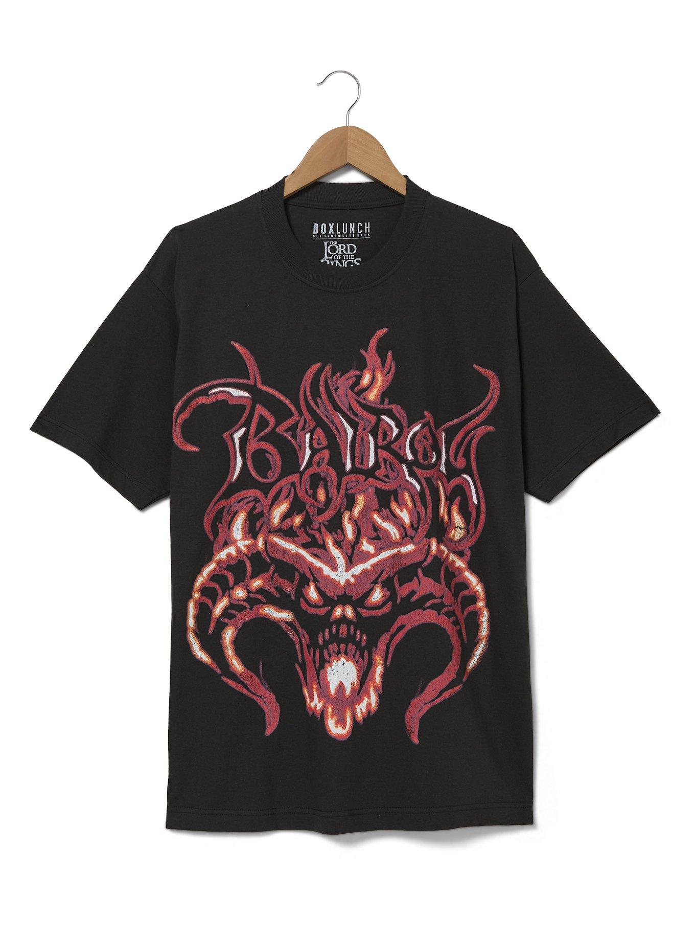 The Lord of Rings Balrog Flames Boxy T-Shirt - BoxLunch Exclusive