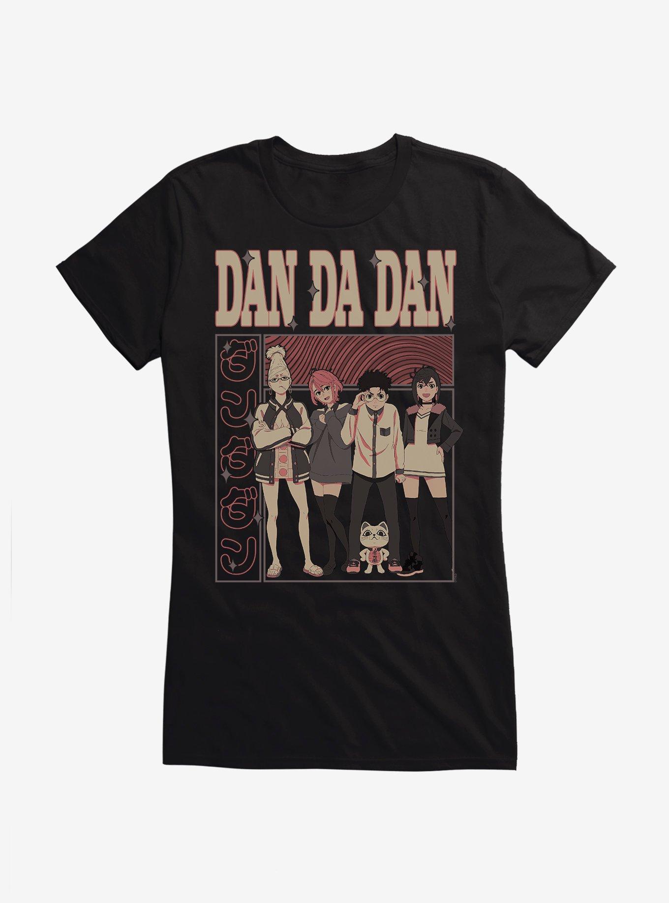 Dandadan Character Group Panel Girls T-Shirt