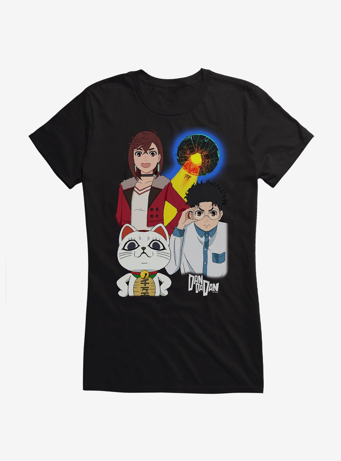 Dandadan Momo Okarun Turbo Granny Main Trio Girls T-Shirt, , hi-res