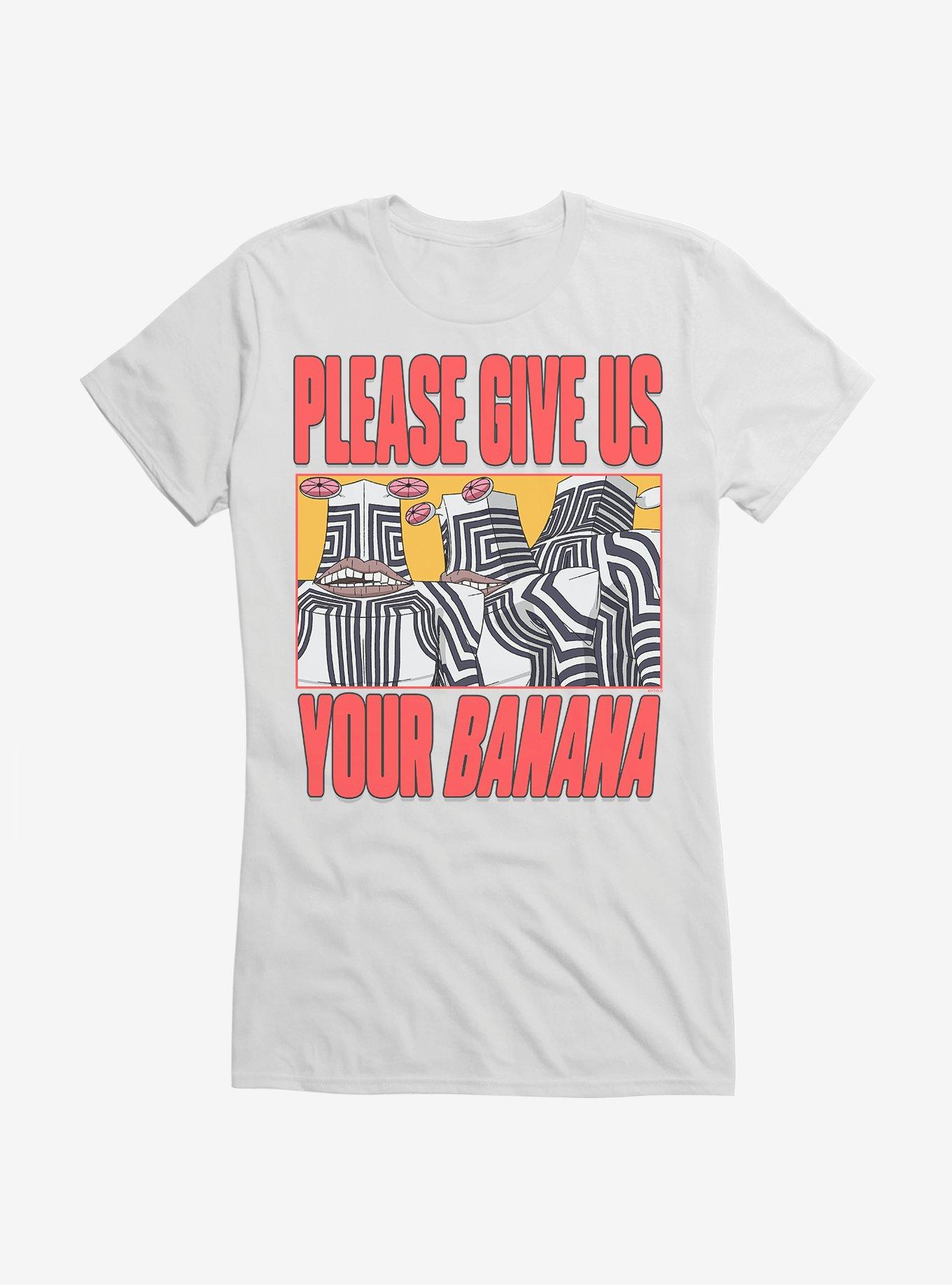 Dandadan Please Give Us Your Banana Girls T-Shirt, , hi-res
