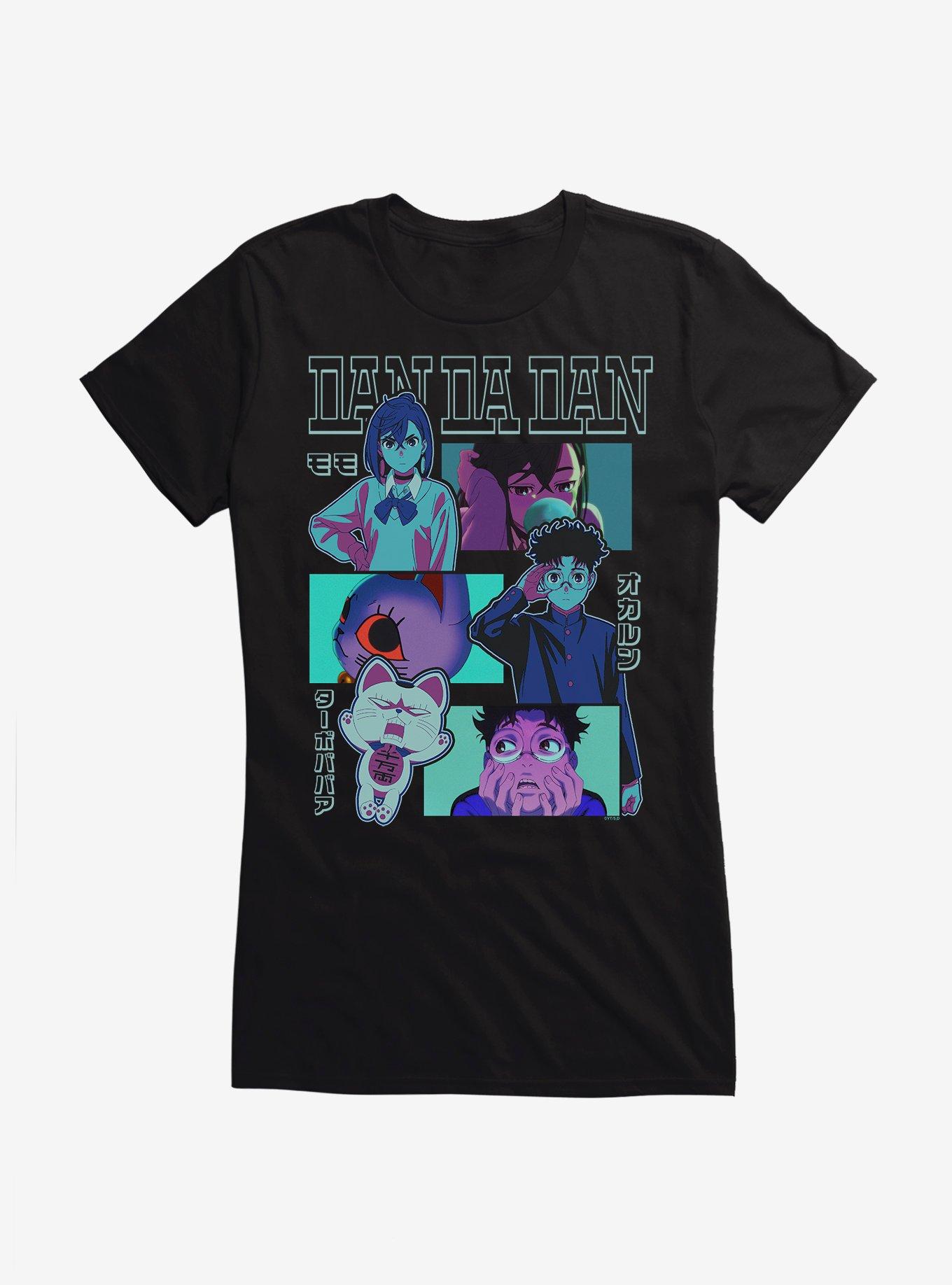 Dandadan Okarun Momo and Turbo Granny Opening Shots Girls T-Shirt, , hi-res