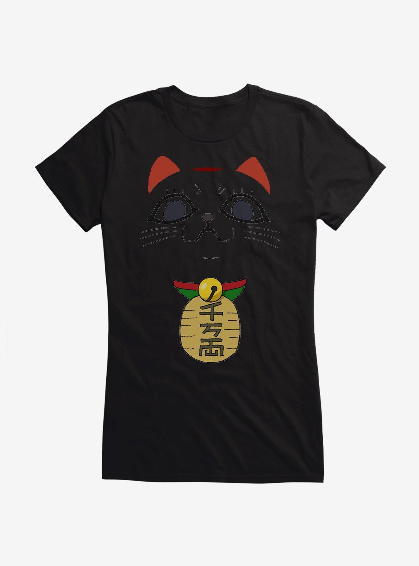 Dandadan Turbo Granny Cat Big Face Girls T-Shirt, , hi-res