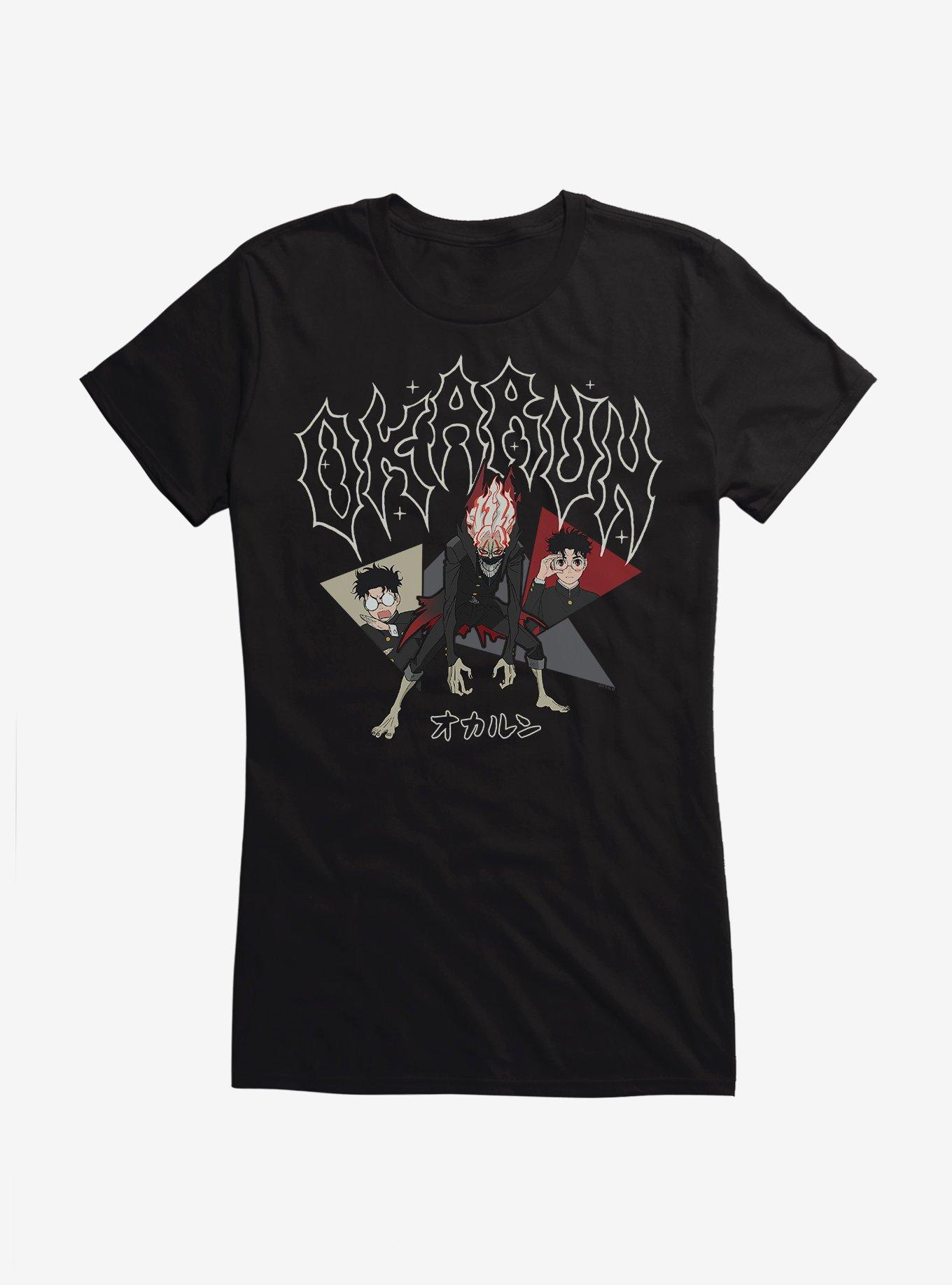 Dandadan Okarun Metal Faces Girls T-Shirt, , hi-res
