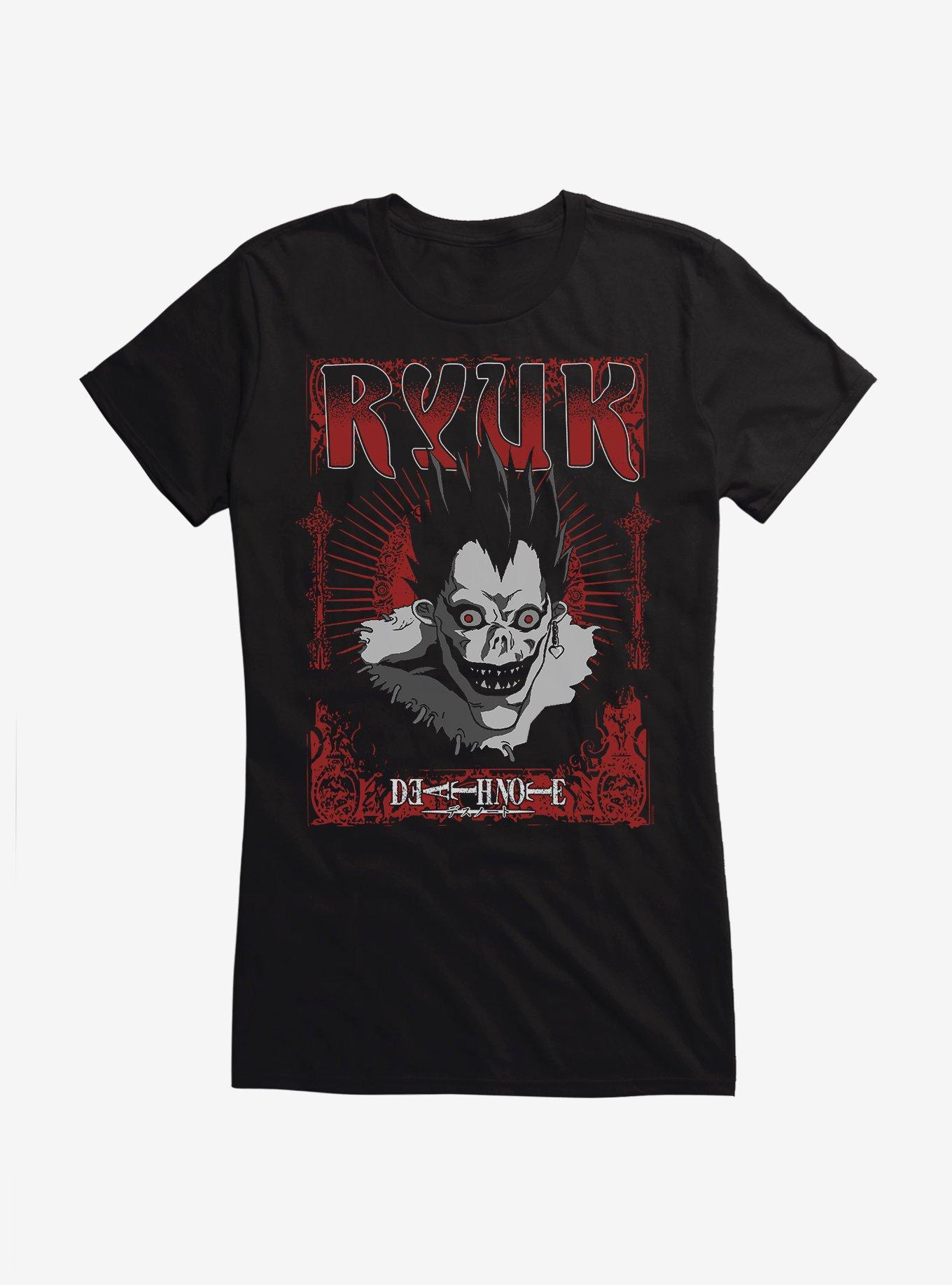 Death Note Ryuk Red Frame Girls T-Shirt, , hi-res