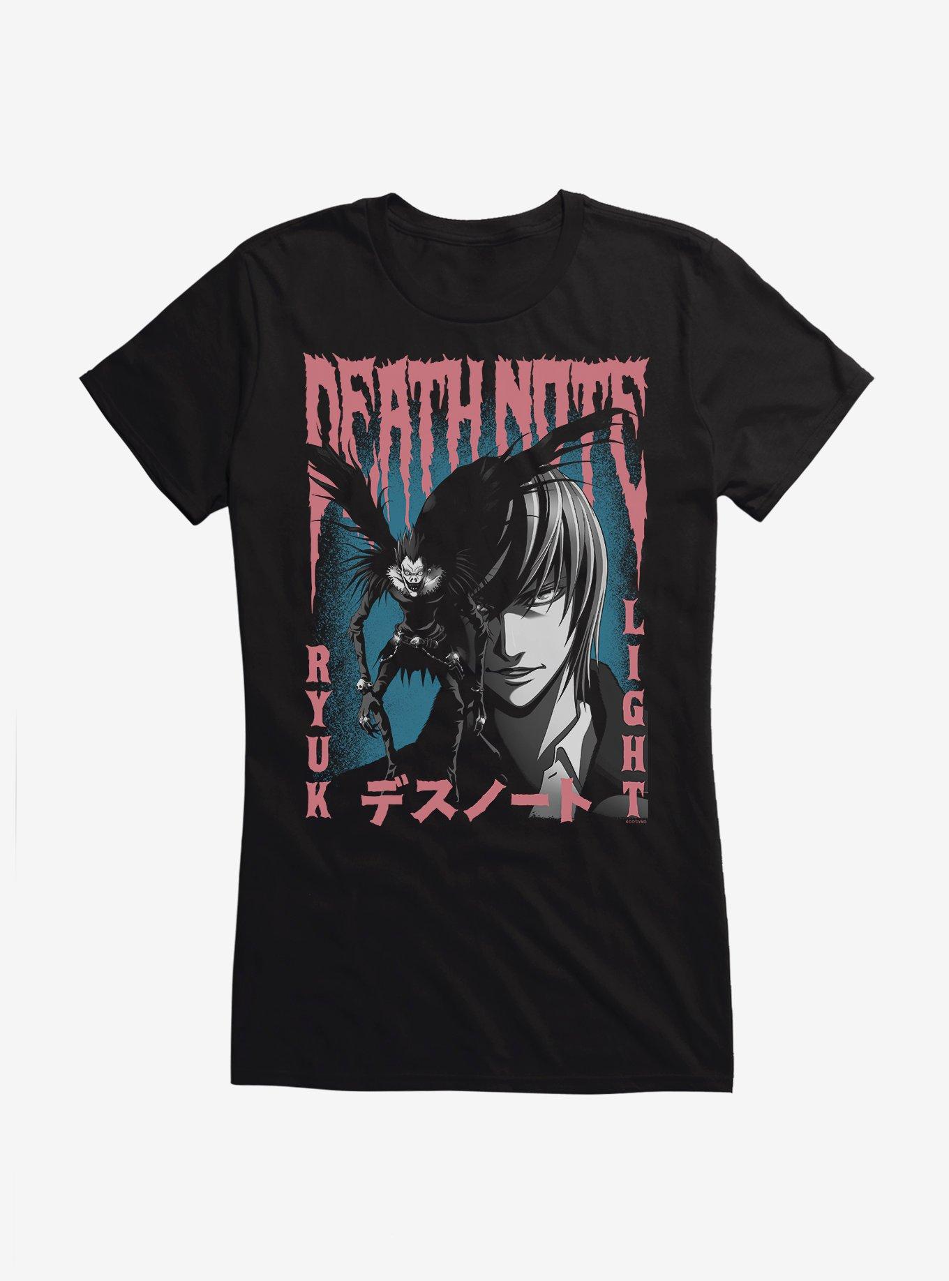 Death Note Light And Ryuk Shadows Girls T-Shirt, , hi-res