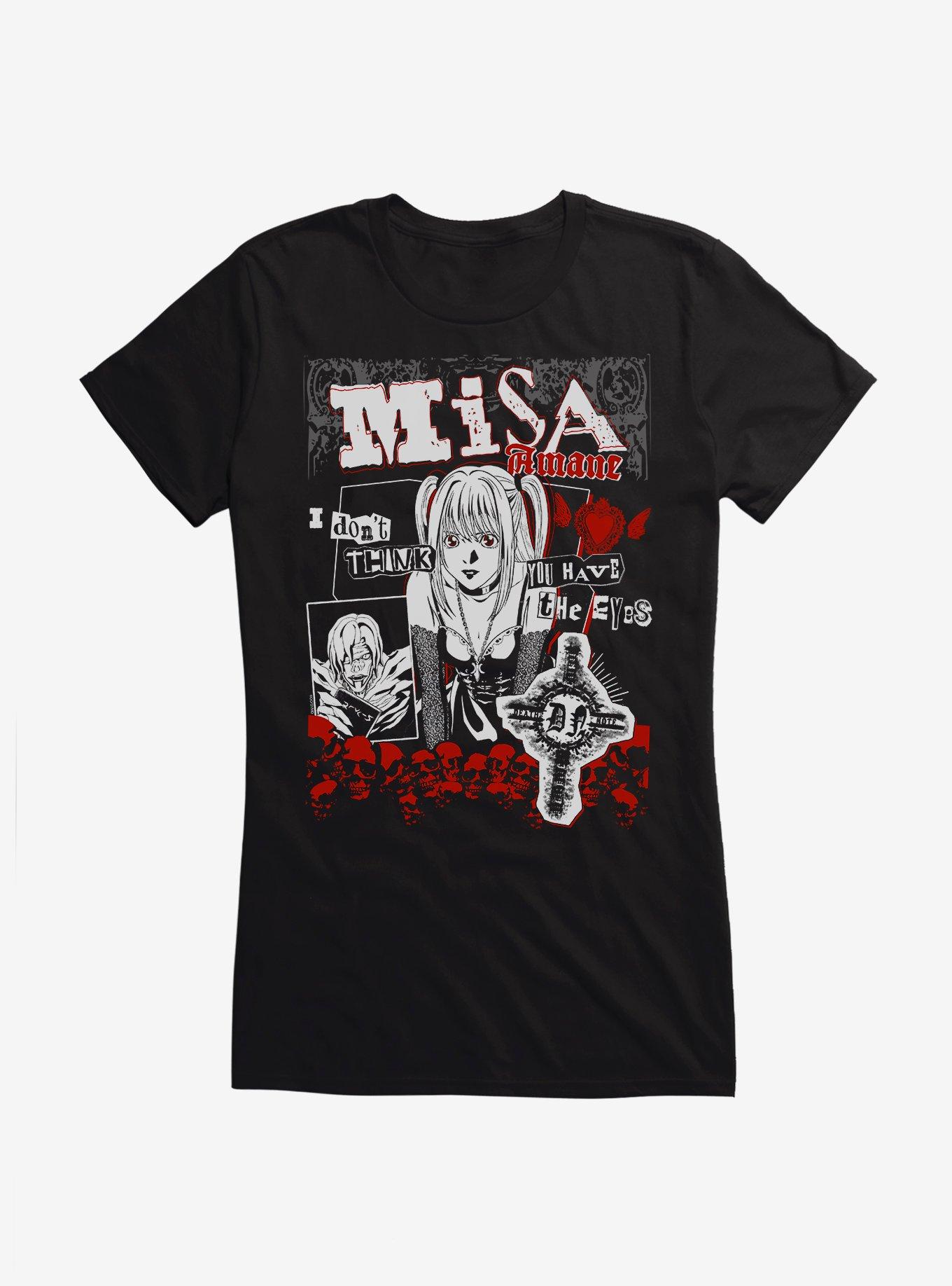 Death Note Misa Amane Punk Girls T-Shirt, , hi-res