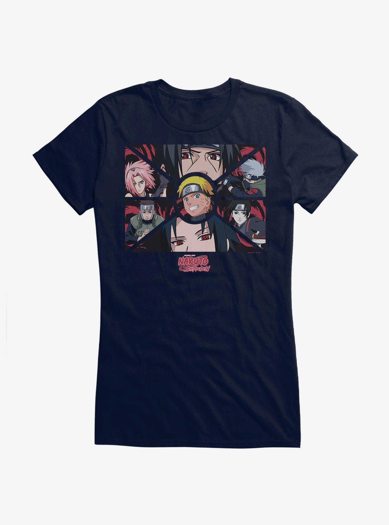 Naruto Shippuden Shapes Group Girls T-Shirt, , hi-res