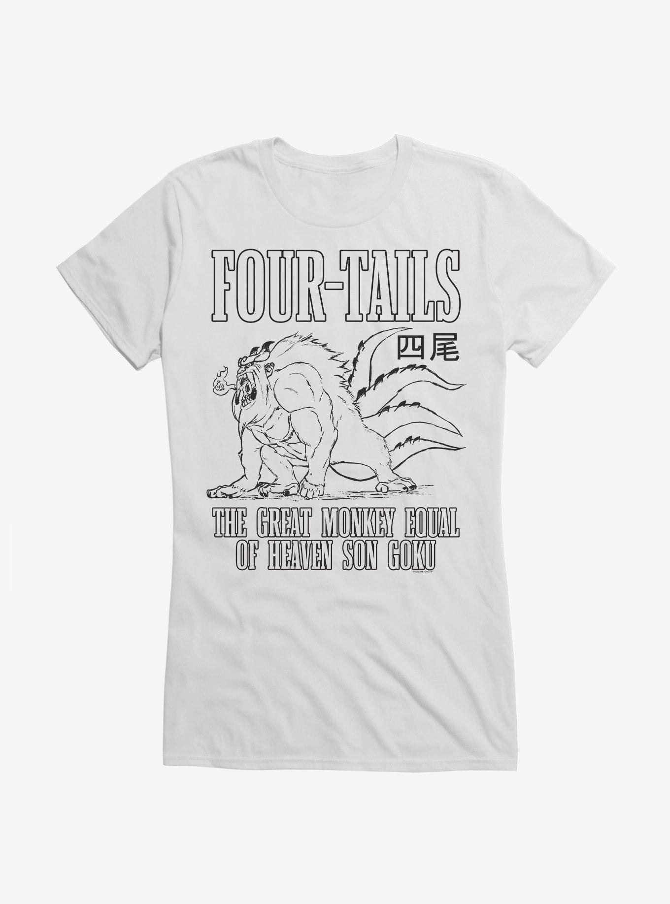 Naruto Shippuden Seiten Son Goku Four Tails Girls T-Shirt, , hi-res