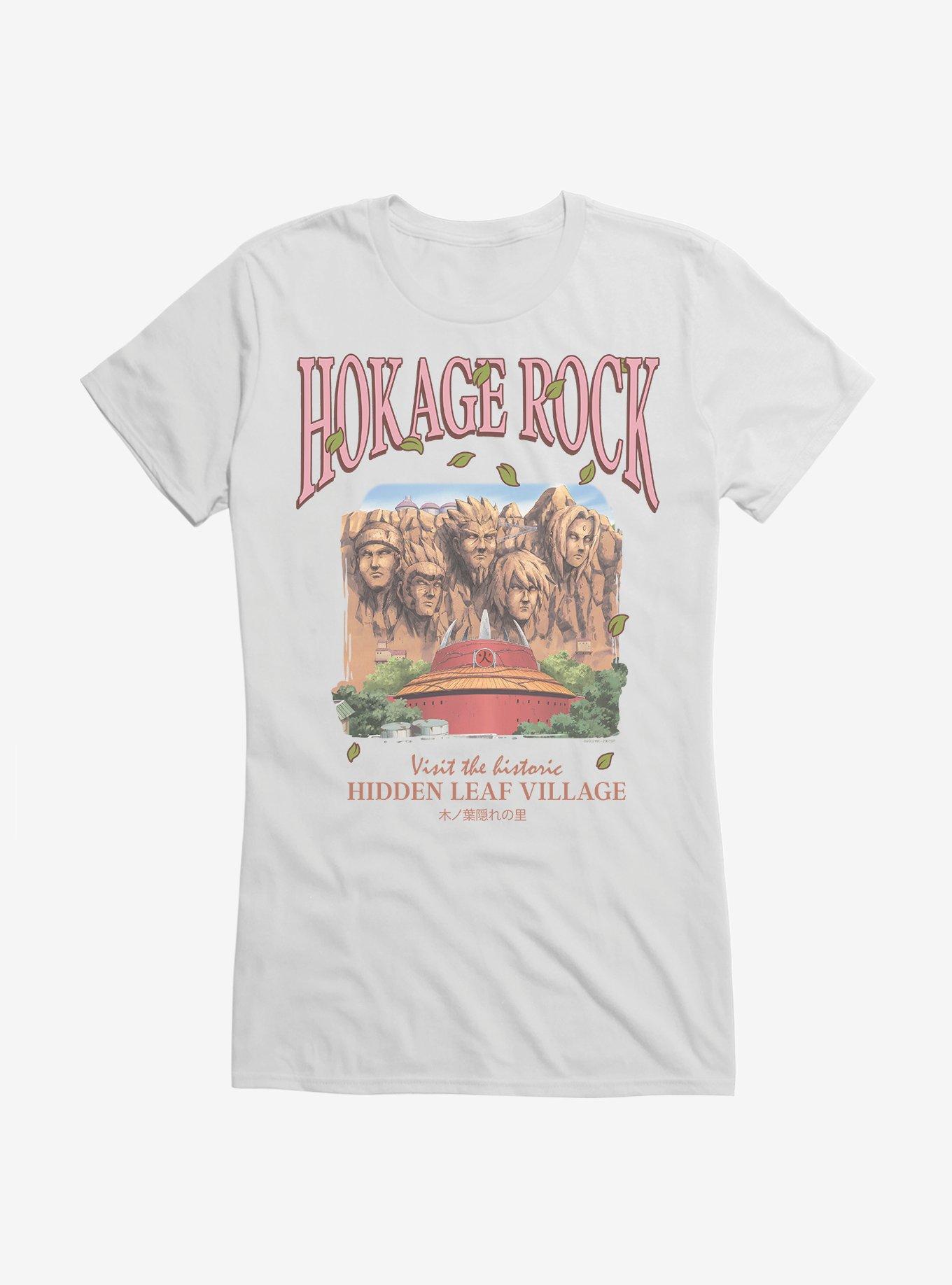 Naruto Shippuden Hokage Rock Great Oudoors Front Girls T-Shirt, , hi-res
