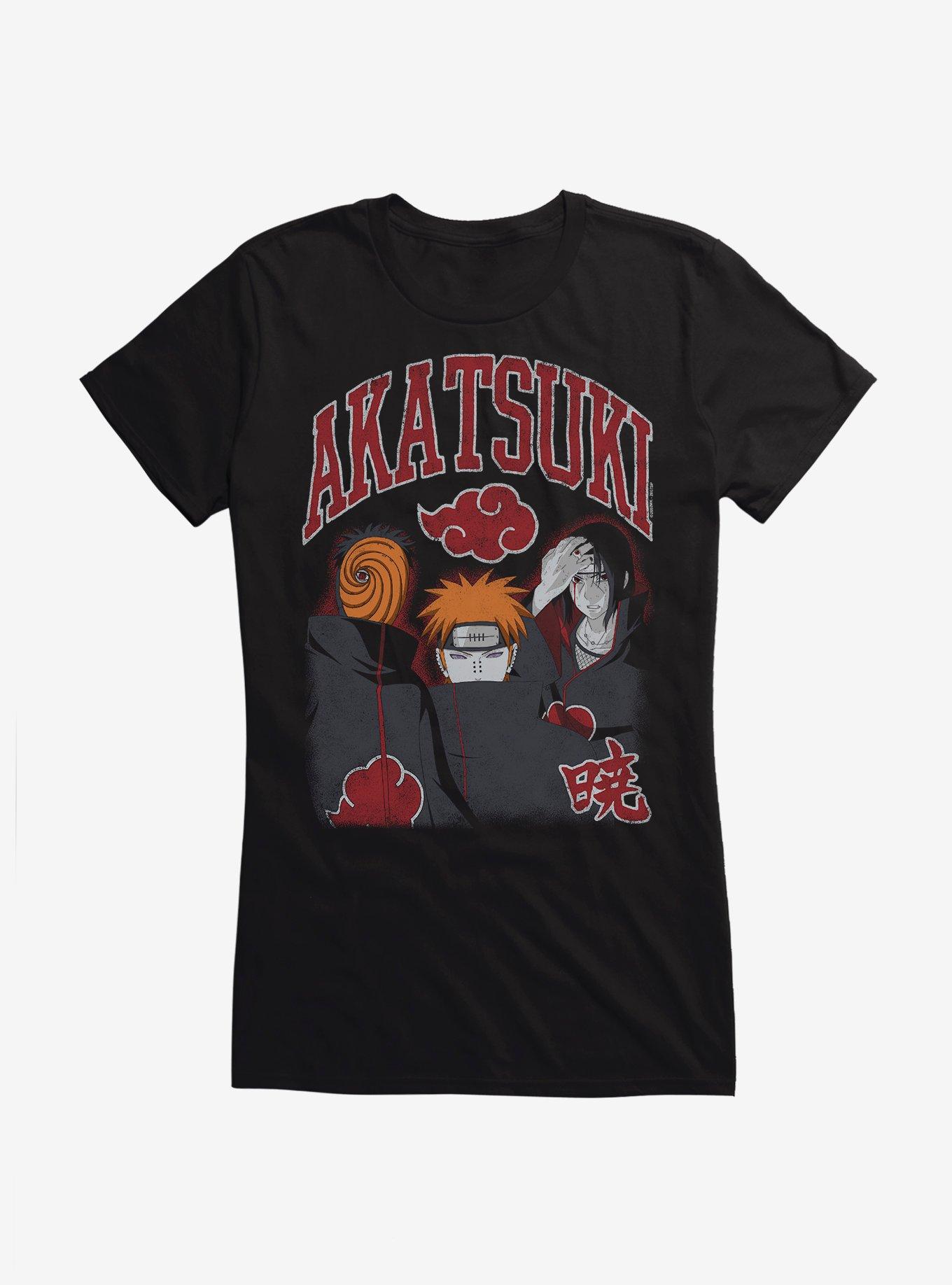 Naruto Shippuden Akatsuki Pain Itachi Tobi Girls T-Shirt, , hi-res