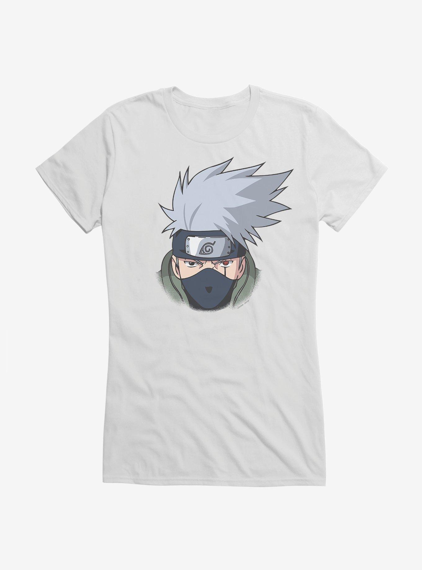Naruto Shippuden Kakashi Face Girls T-Shirt, , hi-res