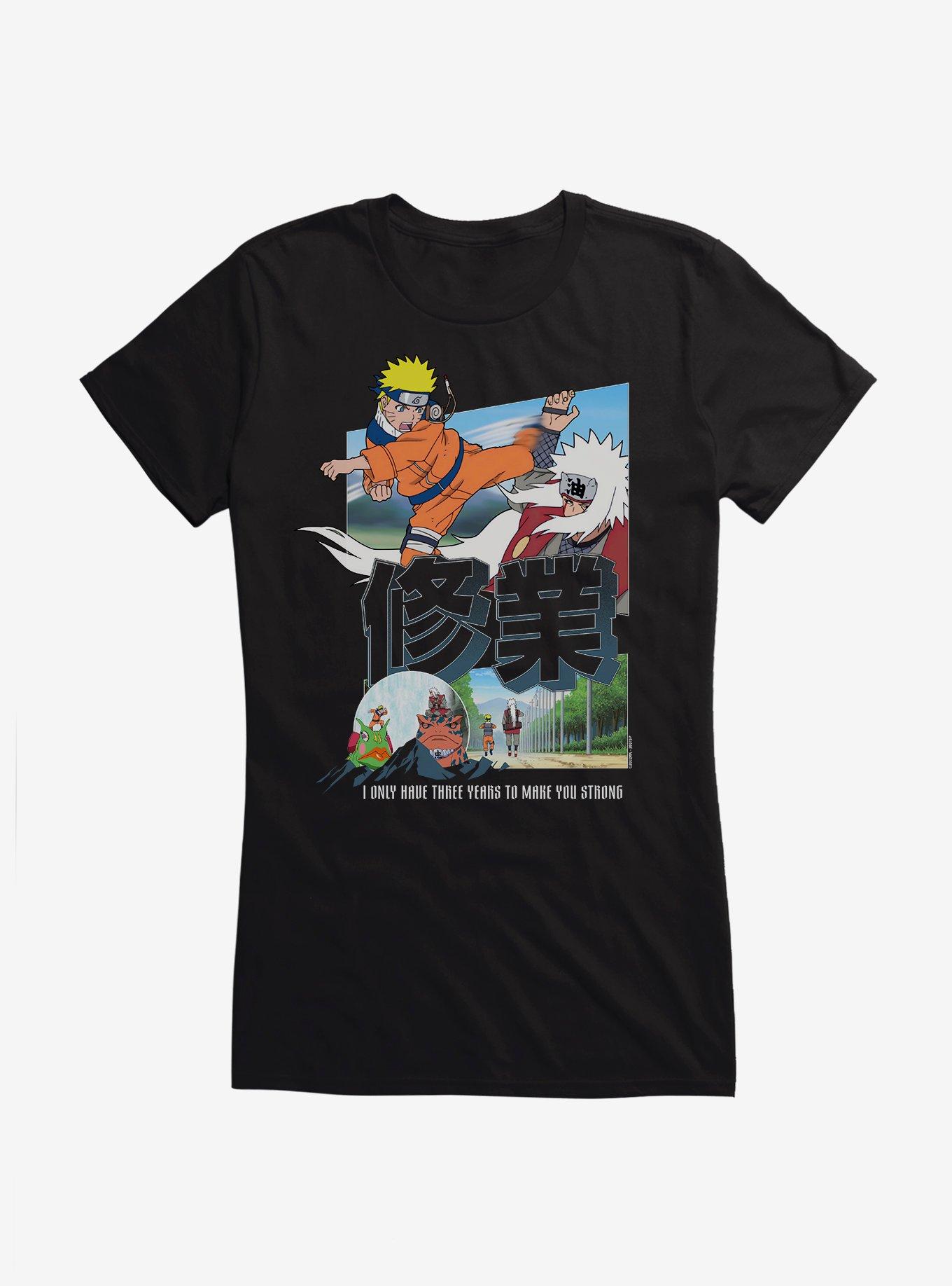 Naruto Shippuden Naruto and Jiraiya Training Girls T-Shirt, , hi-res