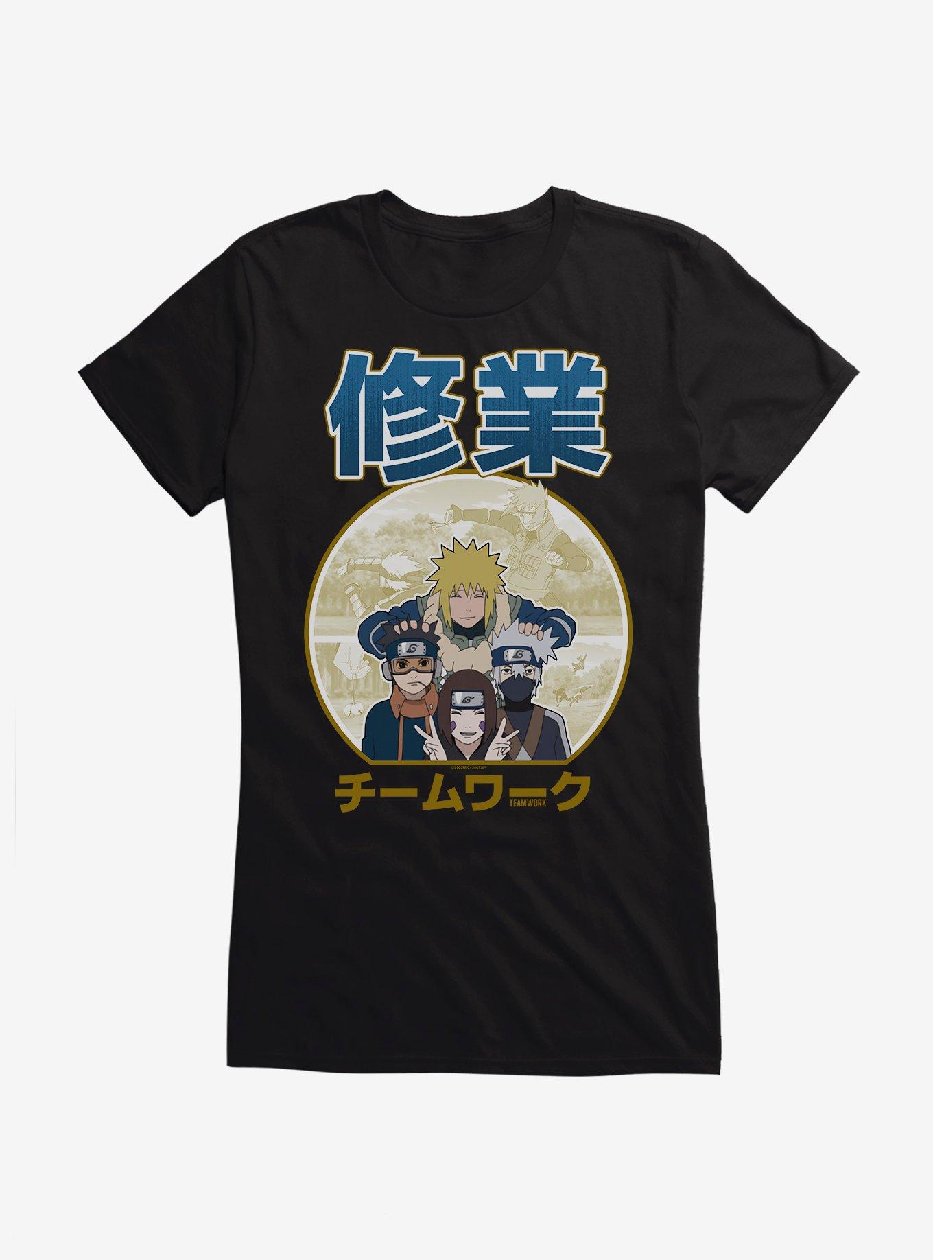 Naruto Shippuden Hidden Leaf Teamwork Girls T-Shirt, , hi-res