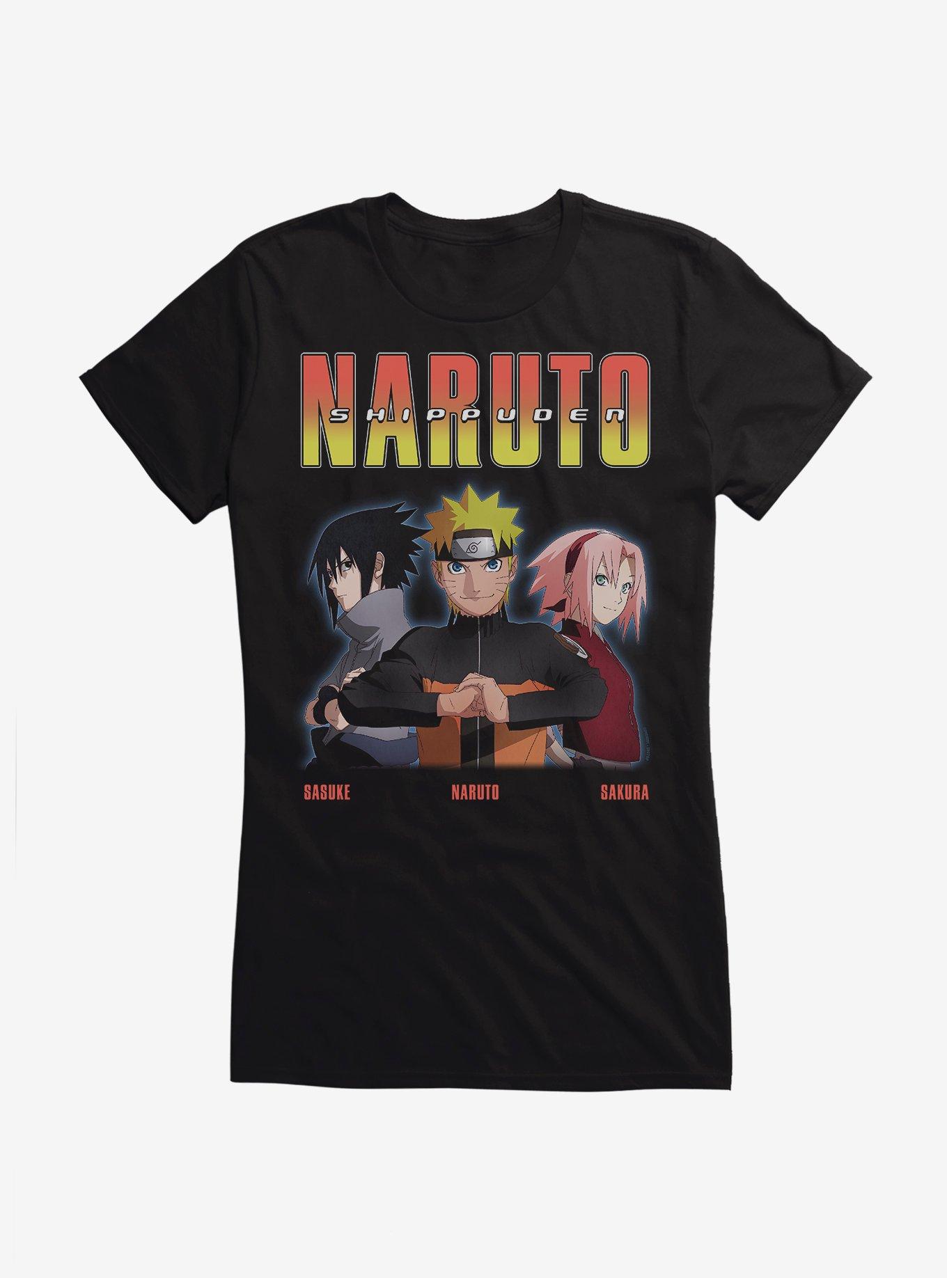 Naruto Shippuden Naruto Sasuke Sakura Girls T-Shirt, , hi-res