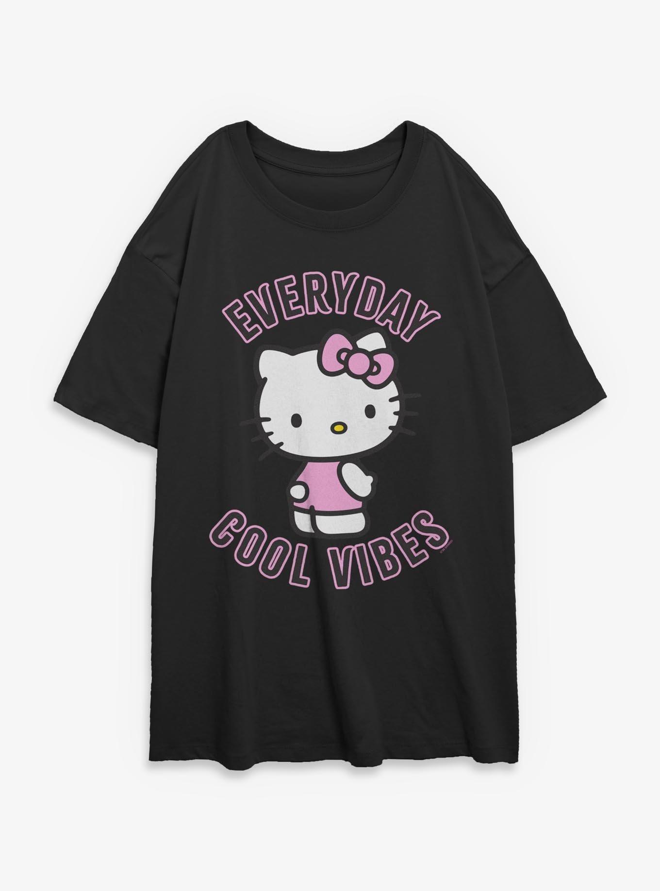 Sanrio Hello Kitty Cool Vibes Girls Oversized T-Shirt, , hi-res
