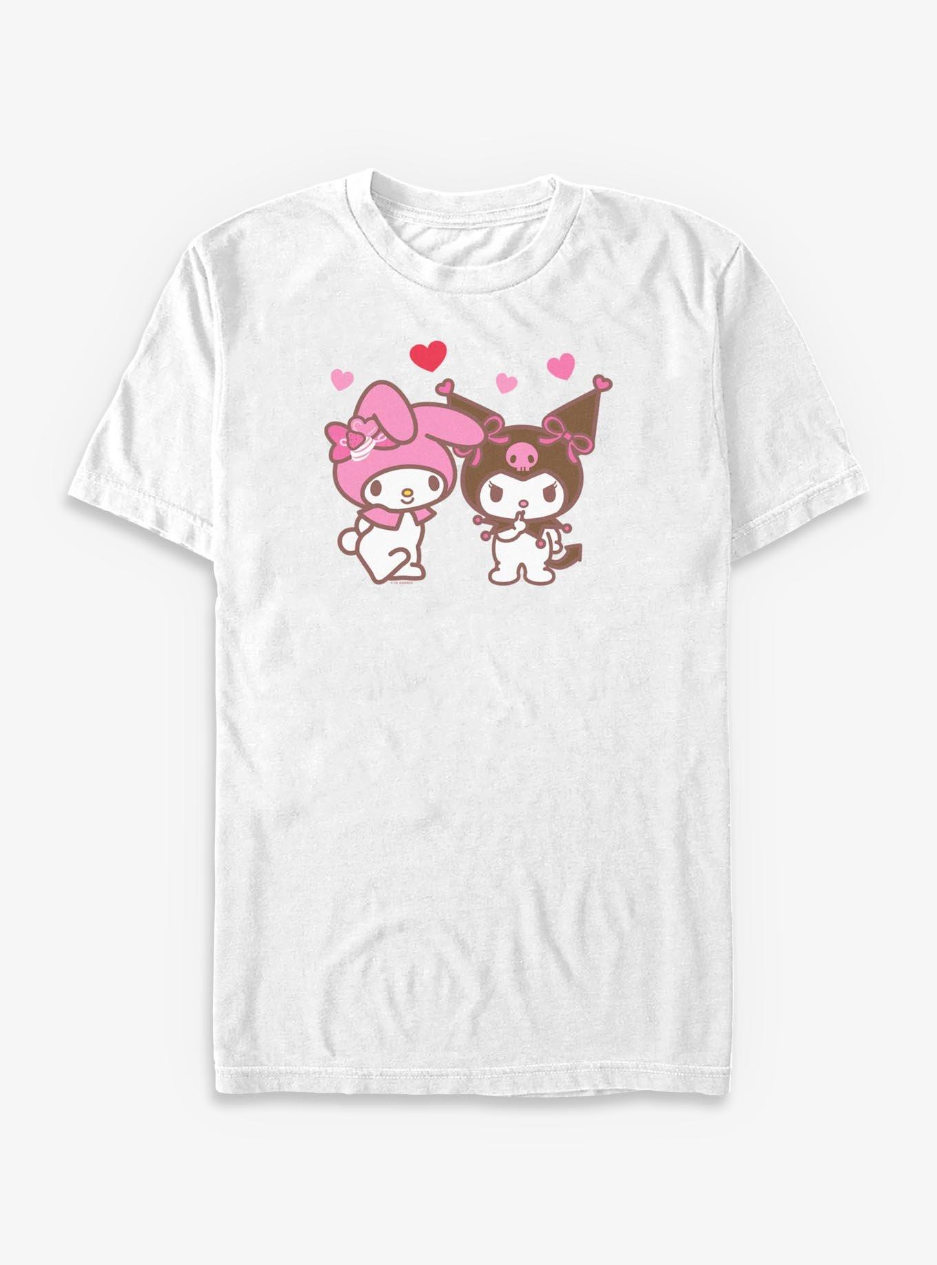 Sanrio My Melody & Kuromi Hearts T-Shirt, , hi-res