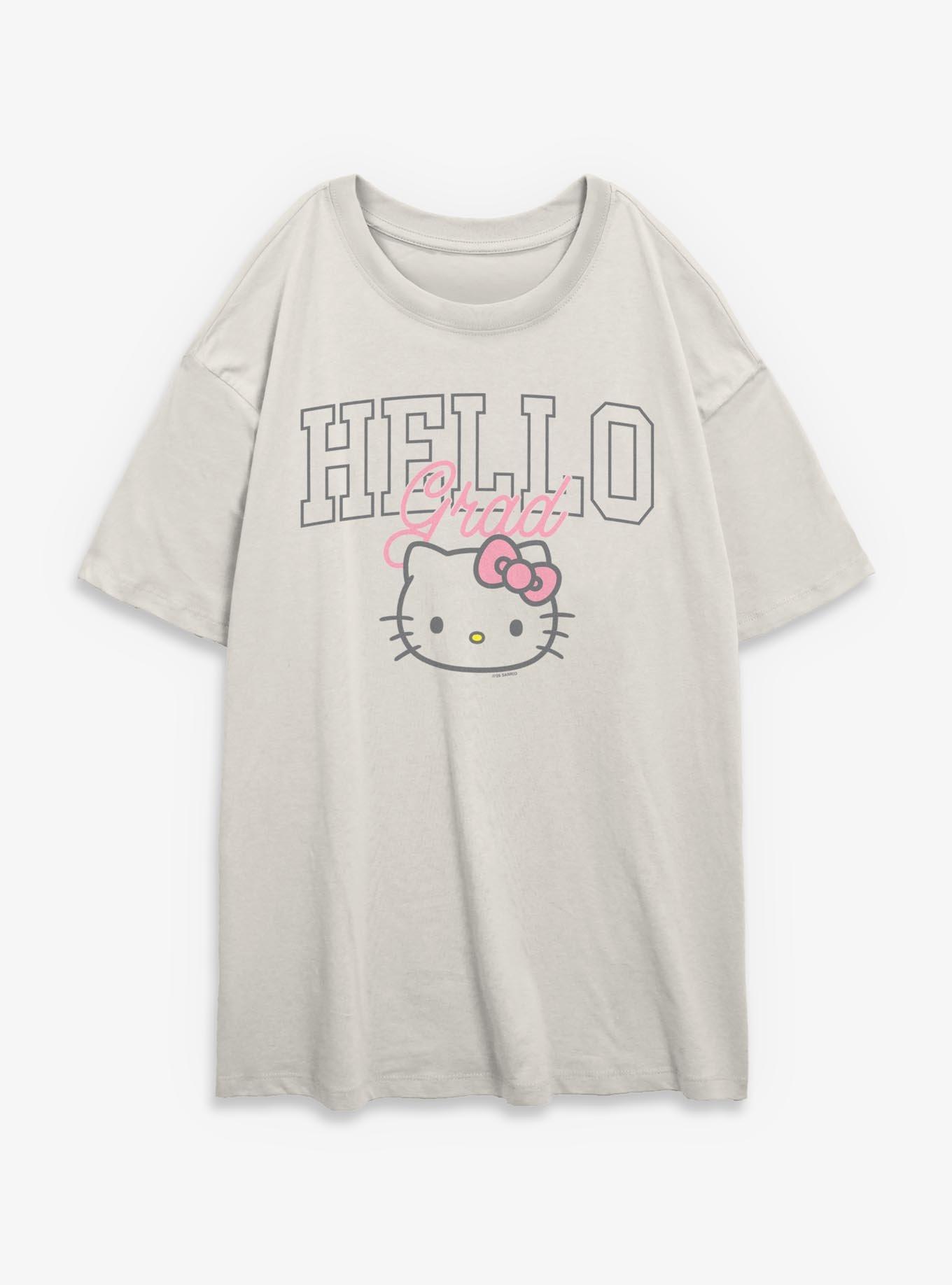 Sanrio Hello Kitty Hello Grad Girls Oversized T-Shirt, , hi-res