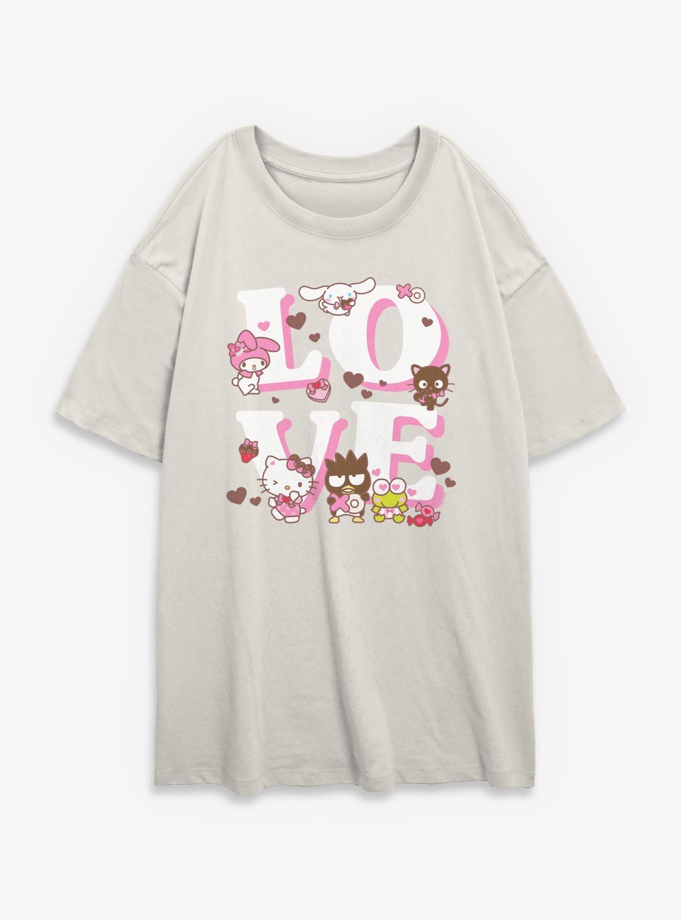Sanrio Hello Kitty Love Girls Oversized T-Shirt, , hi-res