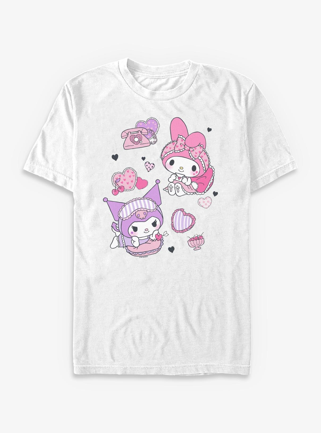 Sanrio My Melody & Kuromi Sleepover Fun T-Shirt, , hi-res