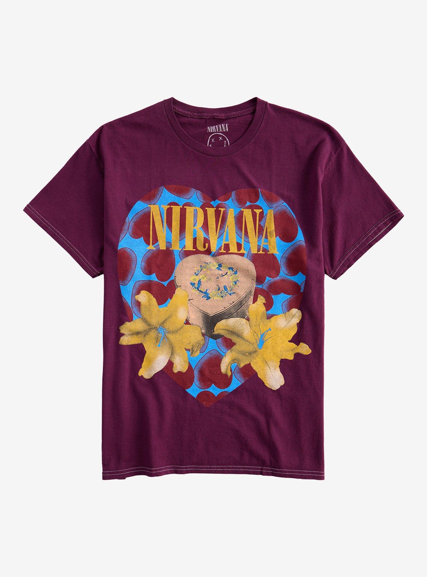 Nirvana Heart-Shaped Box T-Shirt | Hot Topic