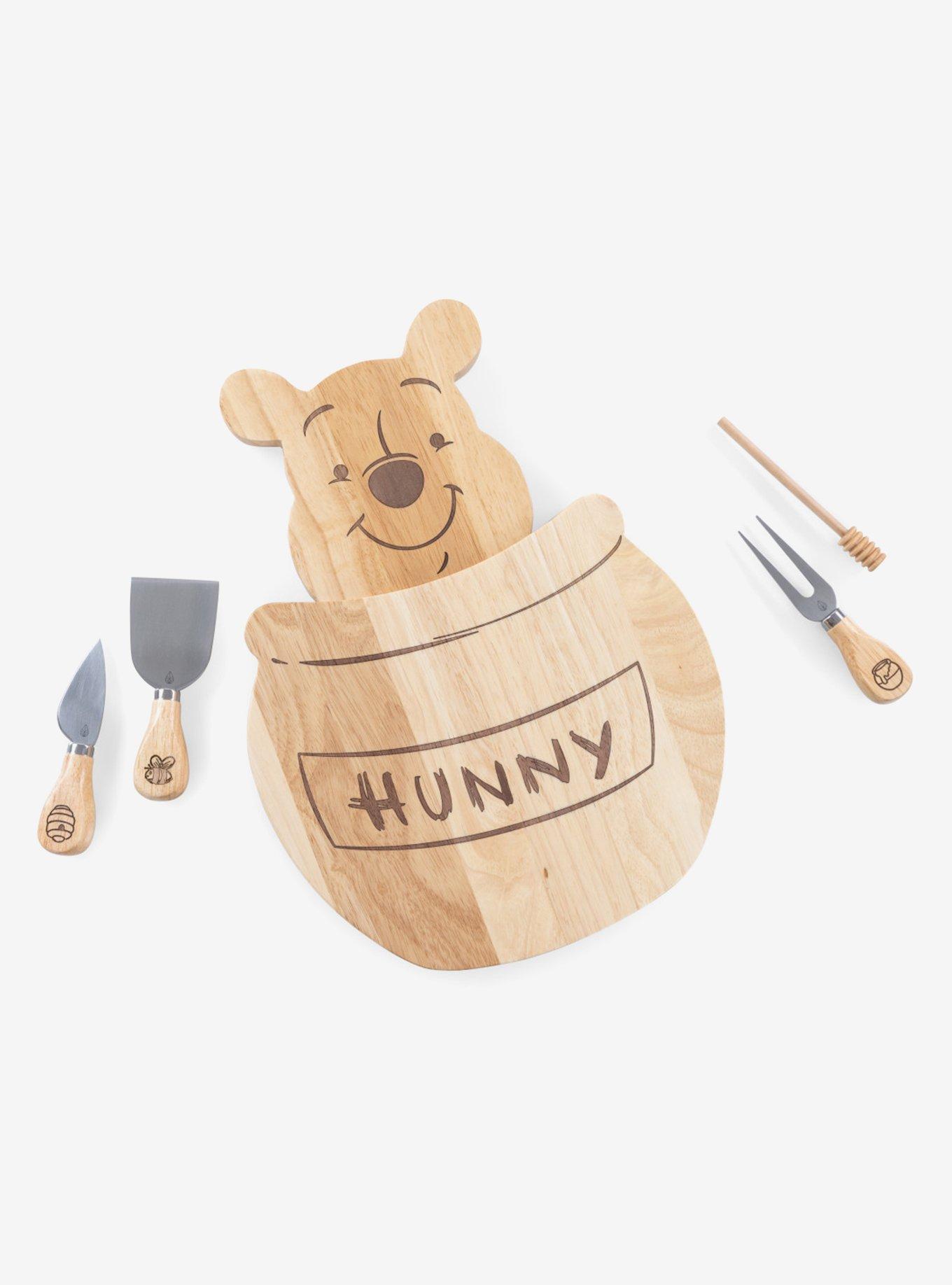 Disney Winnie the Pooh Honey Pot Parawood Cheese Board with Tools, , hi-res