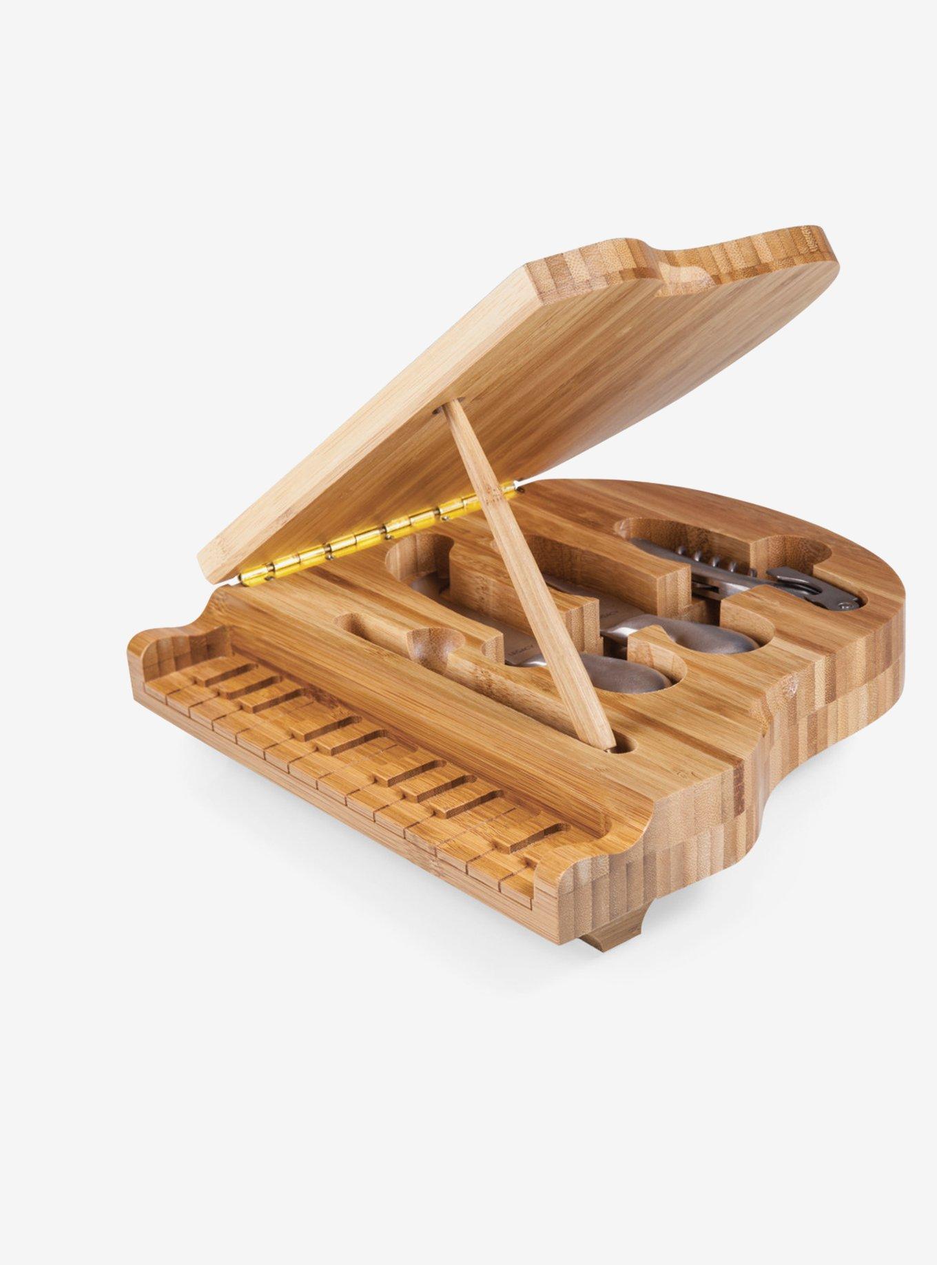 Piano Bamboo Cheese Cutting Board & Tools Set, , hi-res