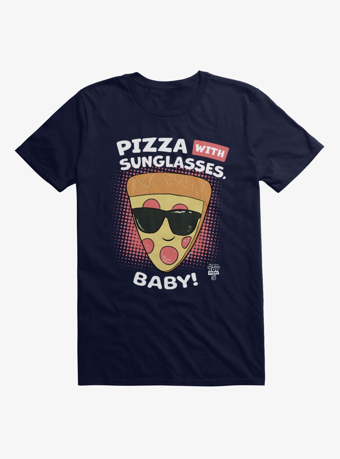 Disney Pixar Toy Story 5 Pizza With Sunglasses On Dots T-Shirt, , hi-res