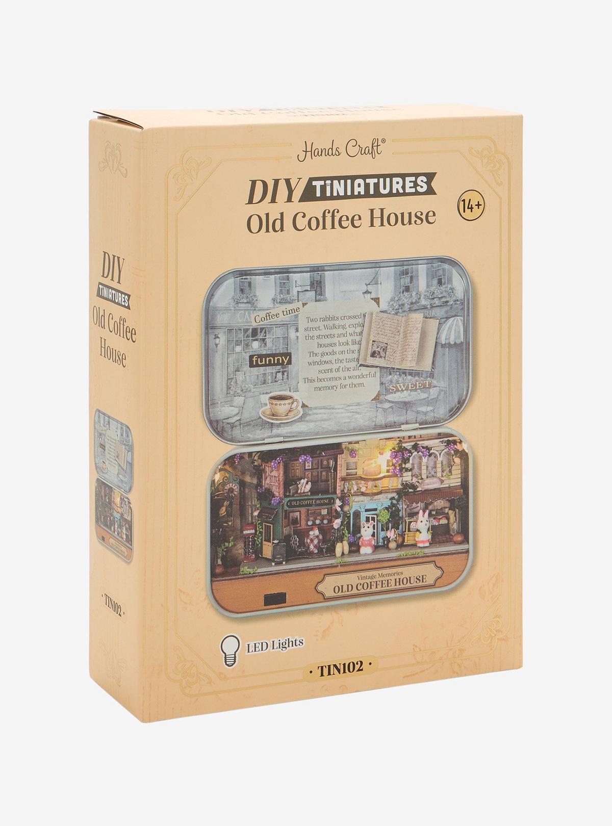 Hands Craft DIY Tiniatures Old Coffee House Kit