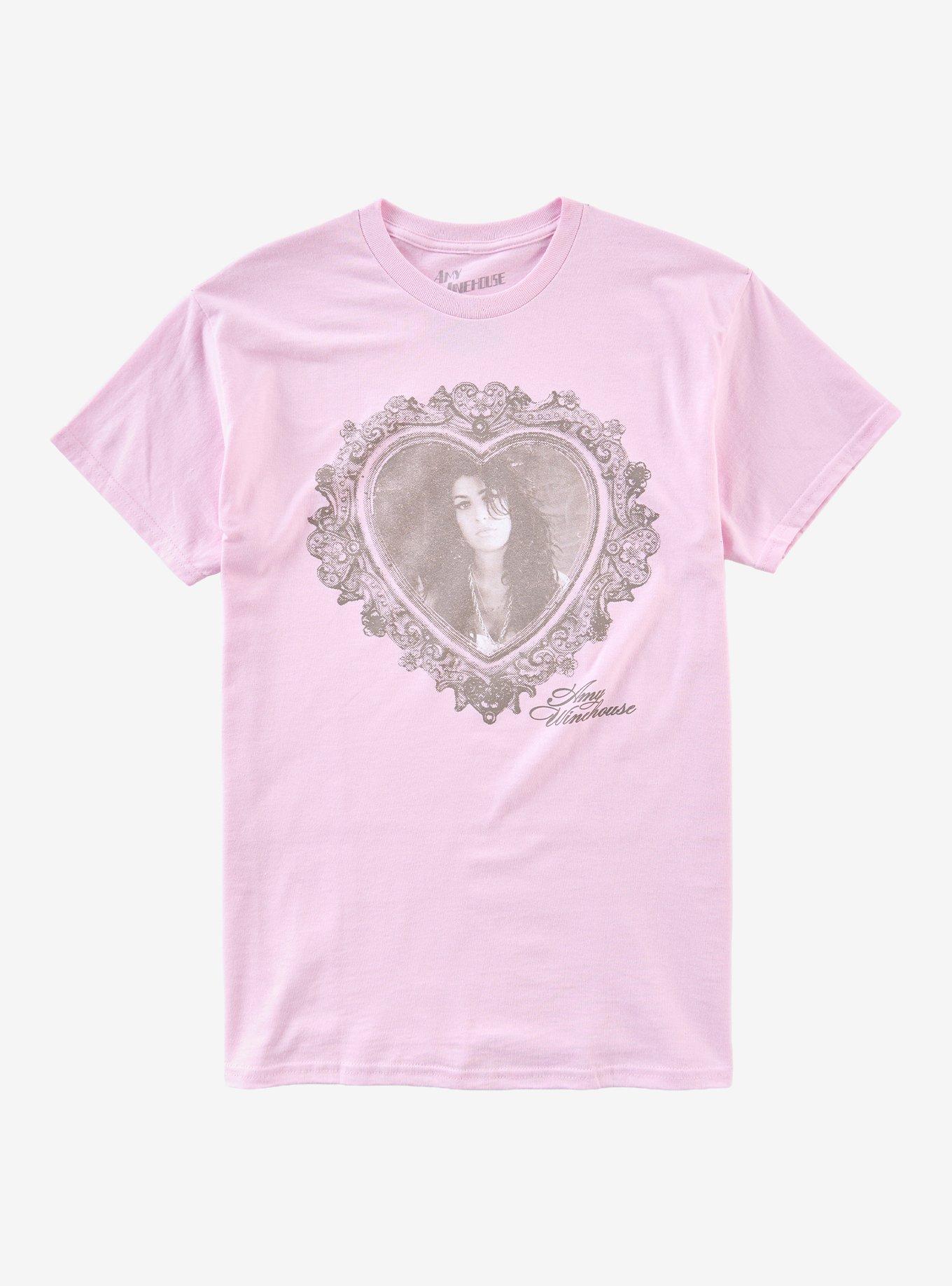 Amy Winehouse Heart Portrait T-Shirt