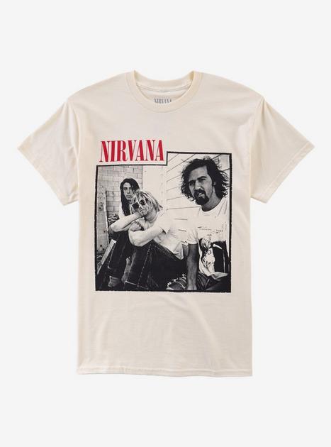 Nirvana 1996 “Trio Photo” Fit M-L Nirvana Trio Photo T-Shirt | Hot Topic