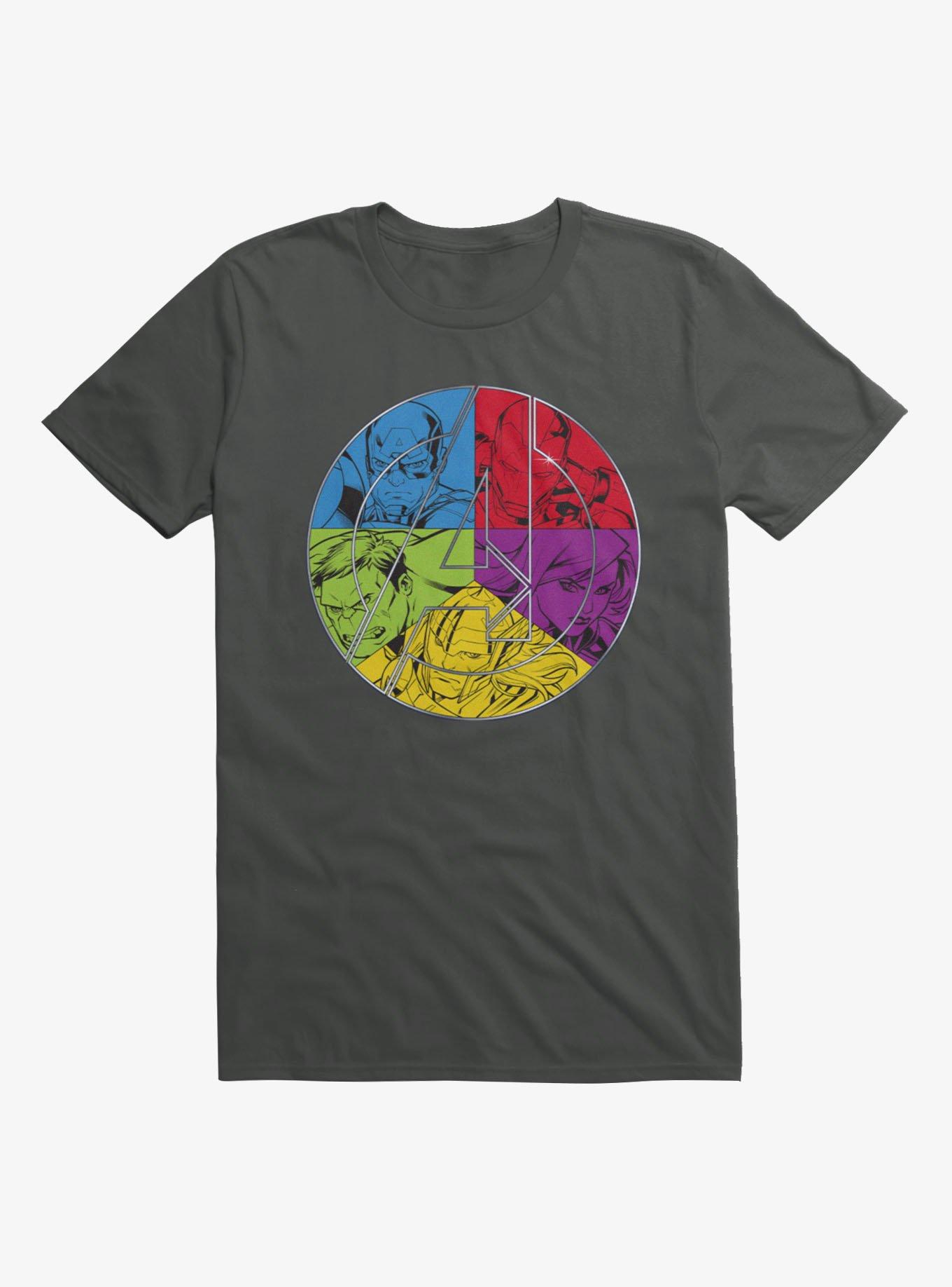 Marvel Avengers Team Icon Graphic T-Shirt, , hi-res view 1