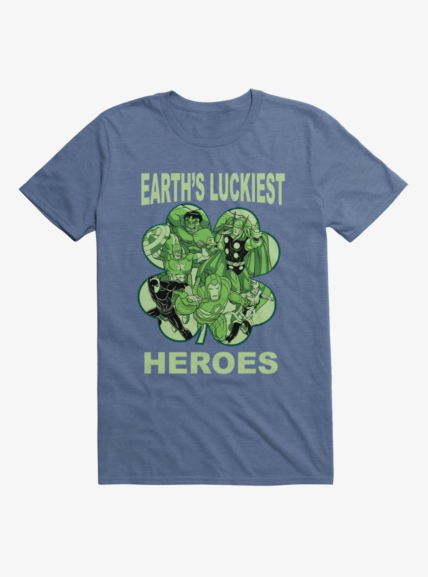 Marvel Avengers Earth?s Luckiest Heroes St. Patrick's T-Shirt, , hi-res