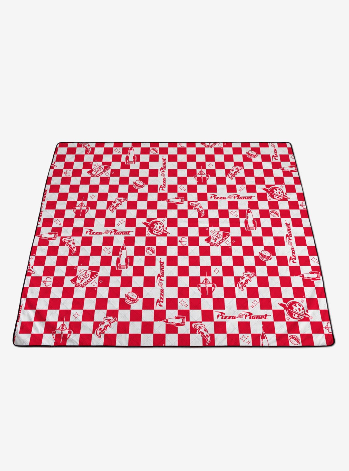 Disney Pixar Toy Story Red and White Pizza Planet Impresa Picnic Blanket, , hi-res