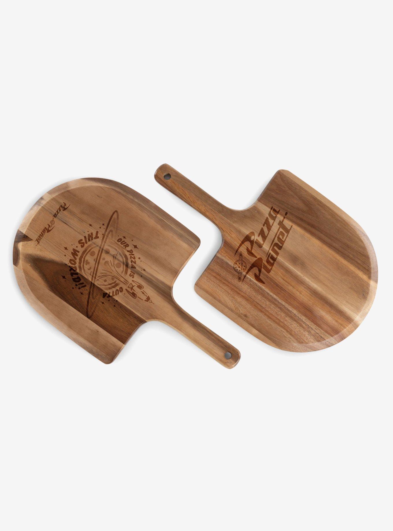Disney Pixar Toy Story Acacia Wood Personal Pizza Peel Serving Board Paddle Set of 2, , hi-res