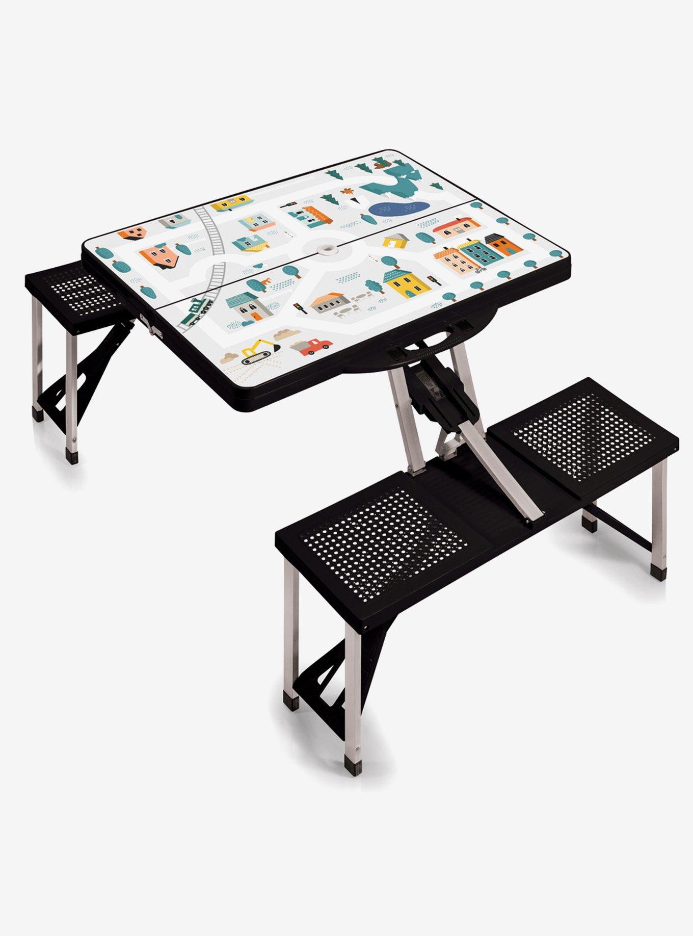 Black Play Town Picnic Table, , hi-res
