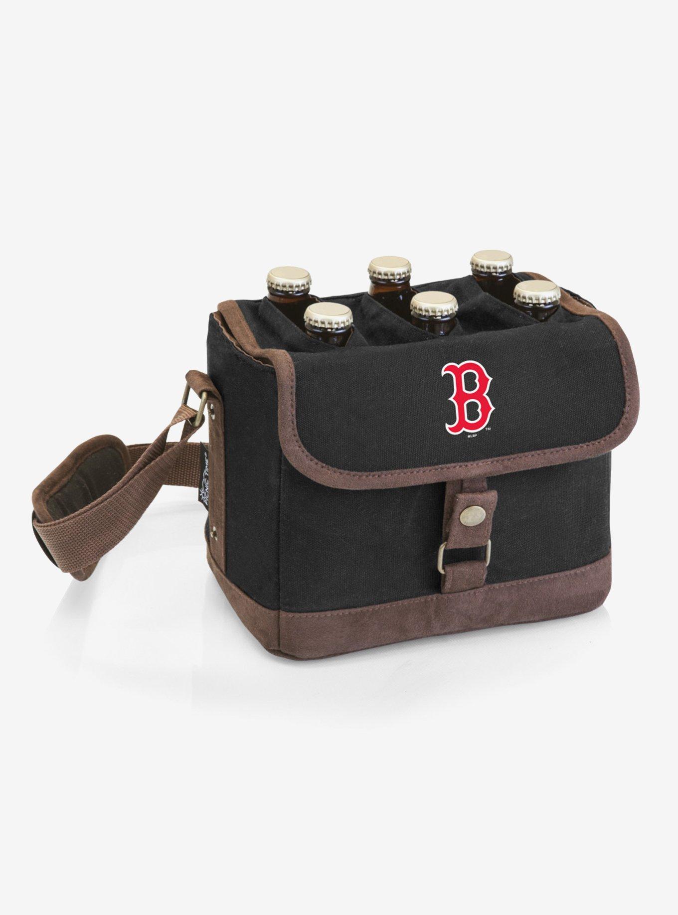 MLB Boston Red Sox Beverage Caddy Cooler Tote with Opener