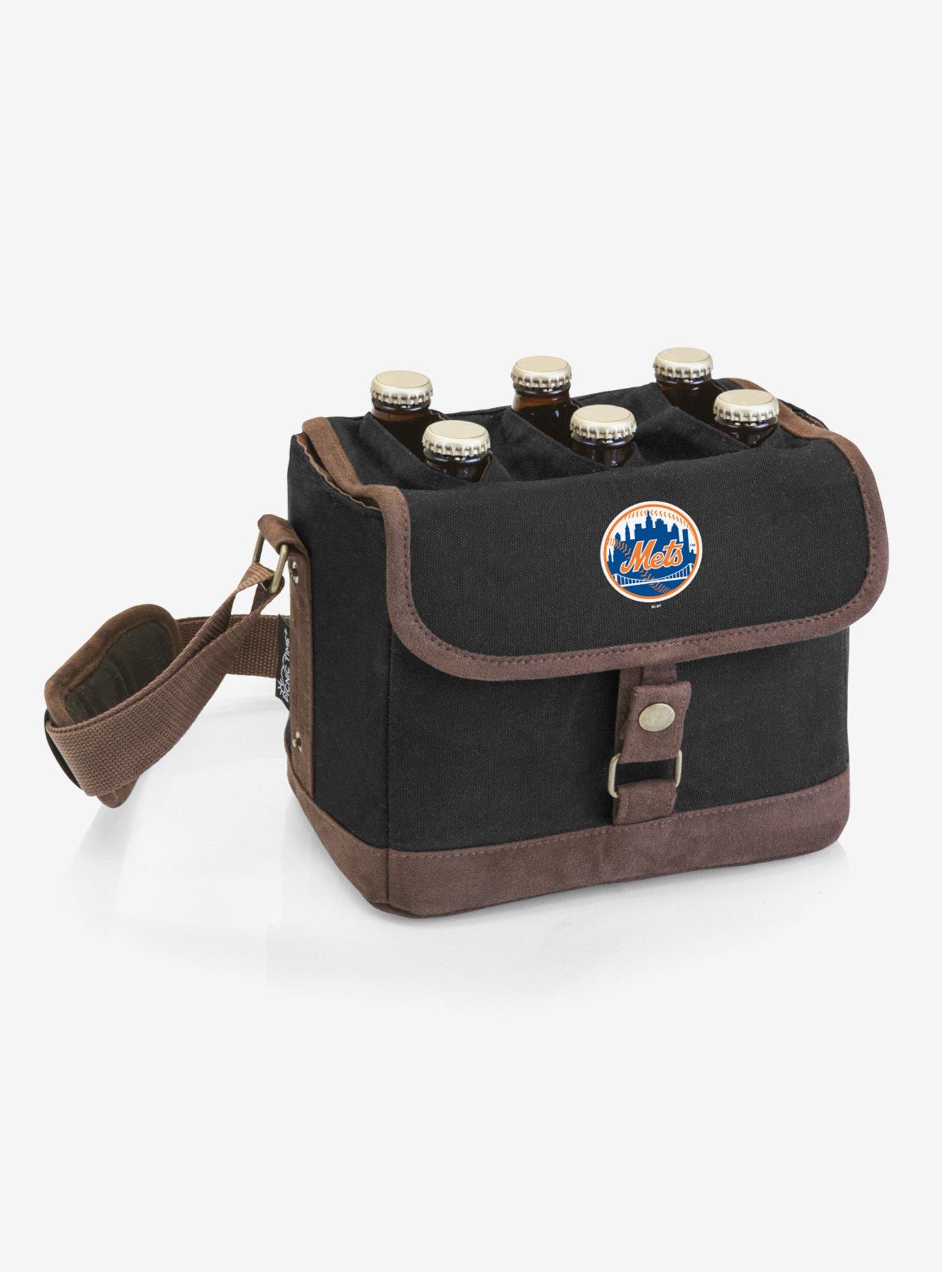 MLB New York Mets Beverage Caddy Cooler Tote with Opener
