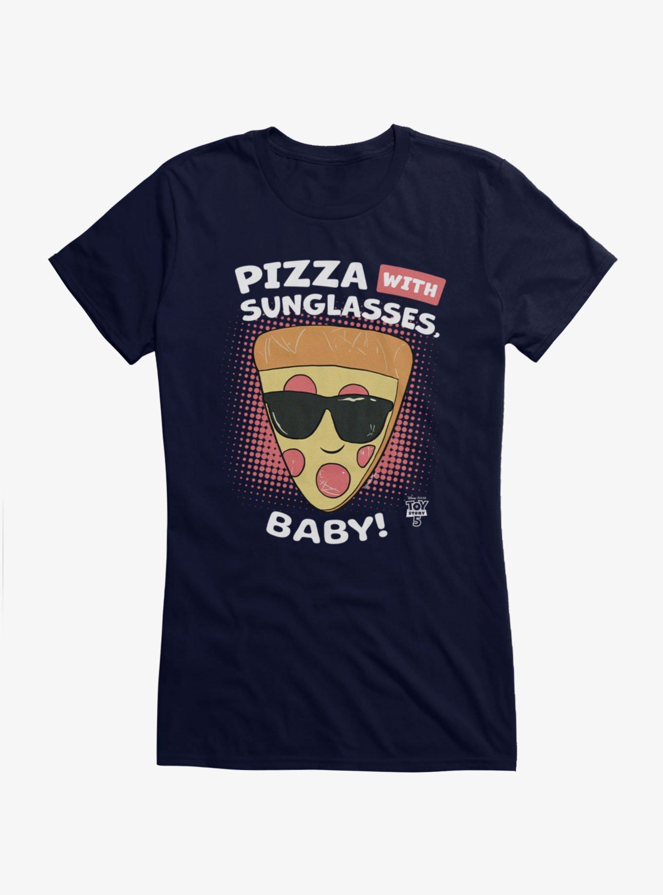 Disney Pixar Toy Story 5 Pizza With Sunglasses On Dots Girls T-Shirt, , hi-res