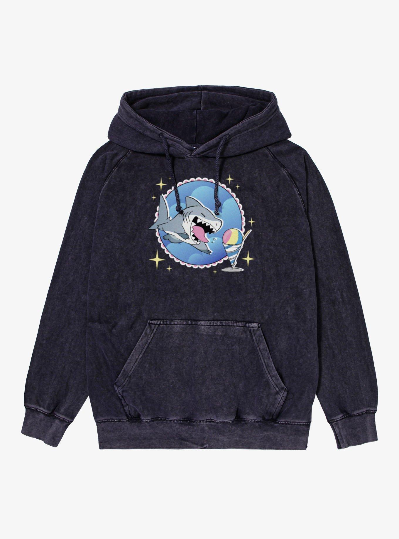 Marvel Rivals Jeff Want Ice Cream Circle Mineral Wash Hoodie, , hi-res
